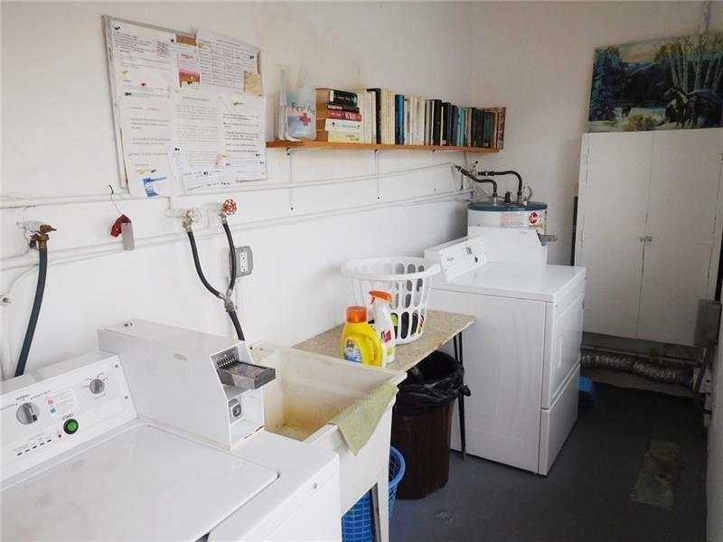 LAUNDRY ROOM INSIDE THE BUILDING