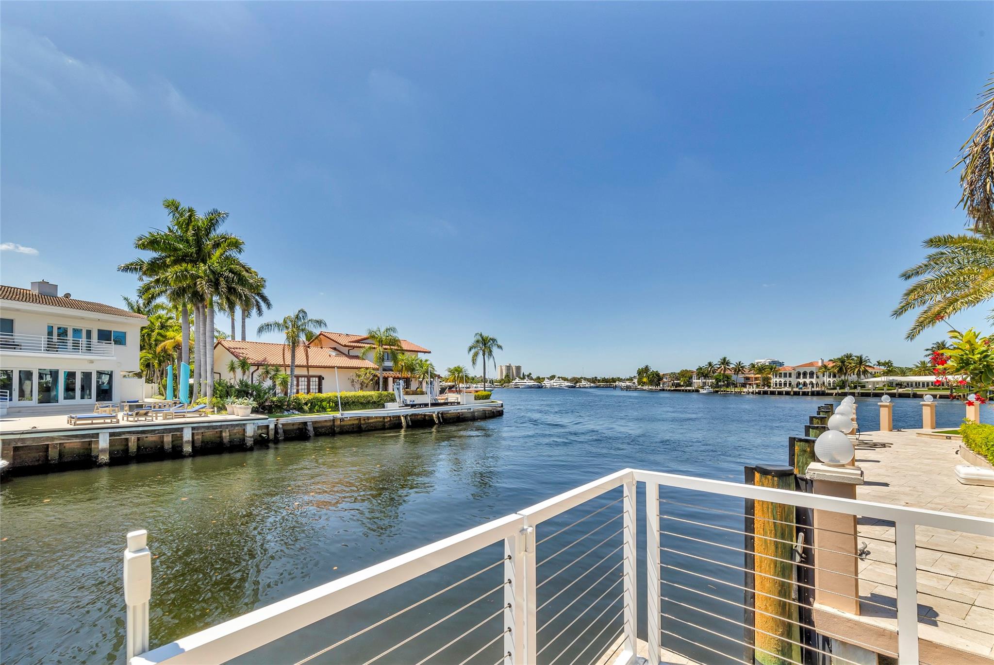 Photo for 633 4th Key Drive, Fort Lauderdale, FL 33304 - Listing #FX-10496695 Backyard view of waterfront towards the north