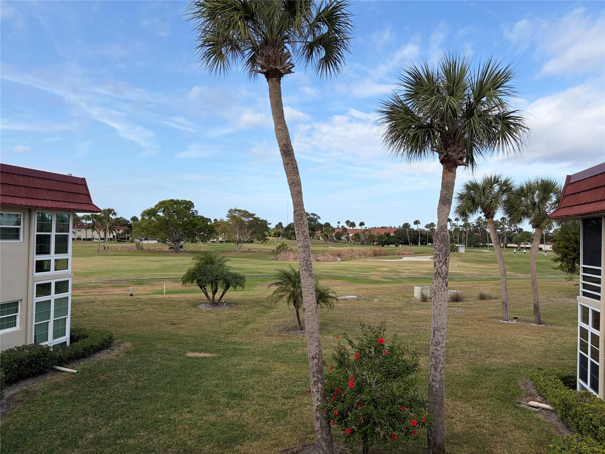 Golf Course View From Living Room Windows