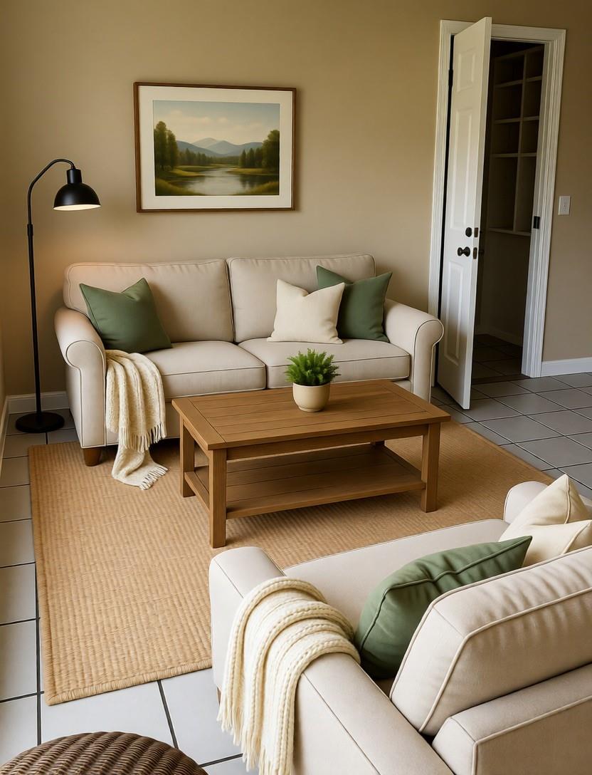 Hallway to the bath and kitchenette area
