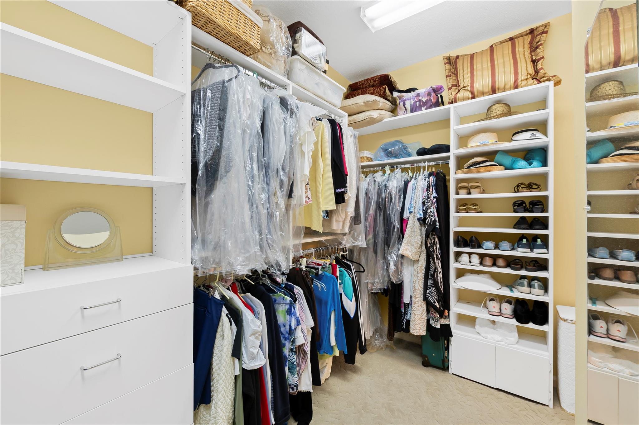 Primary Suite Walk in Closet