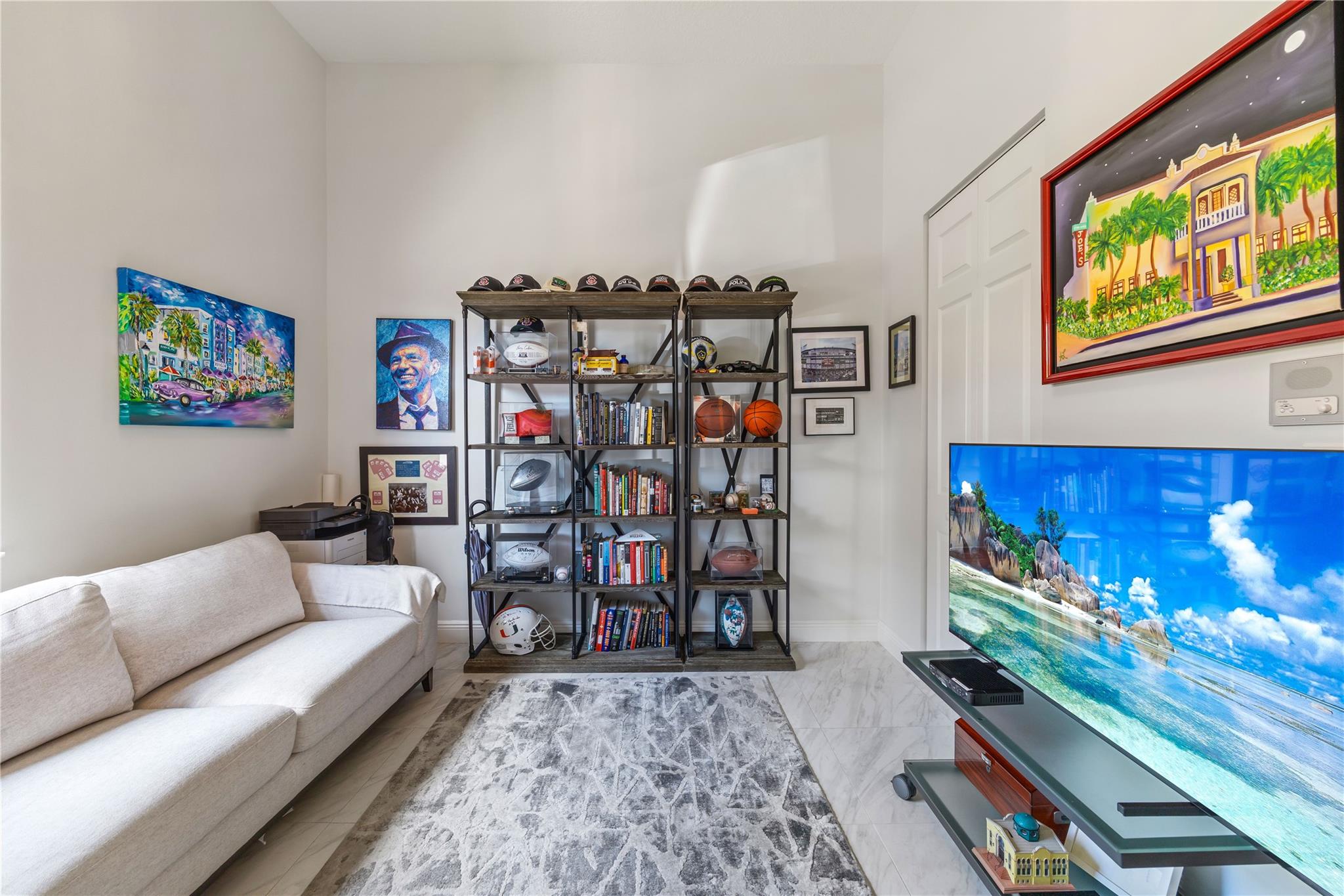 Bedroom 2 /den with walk in closet