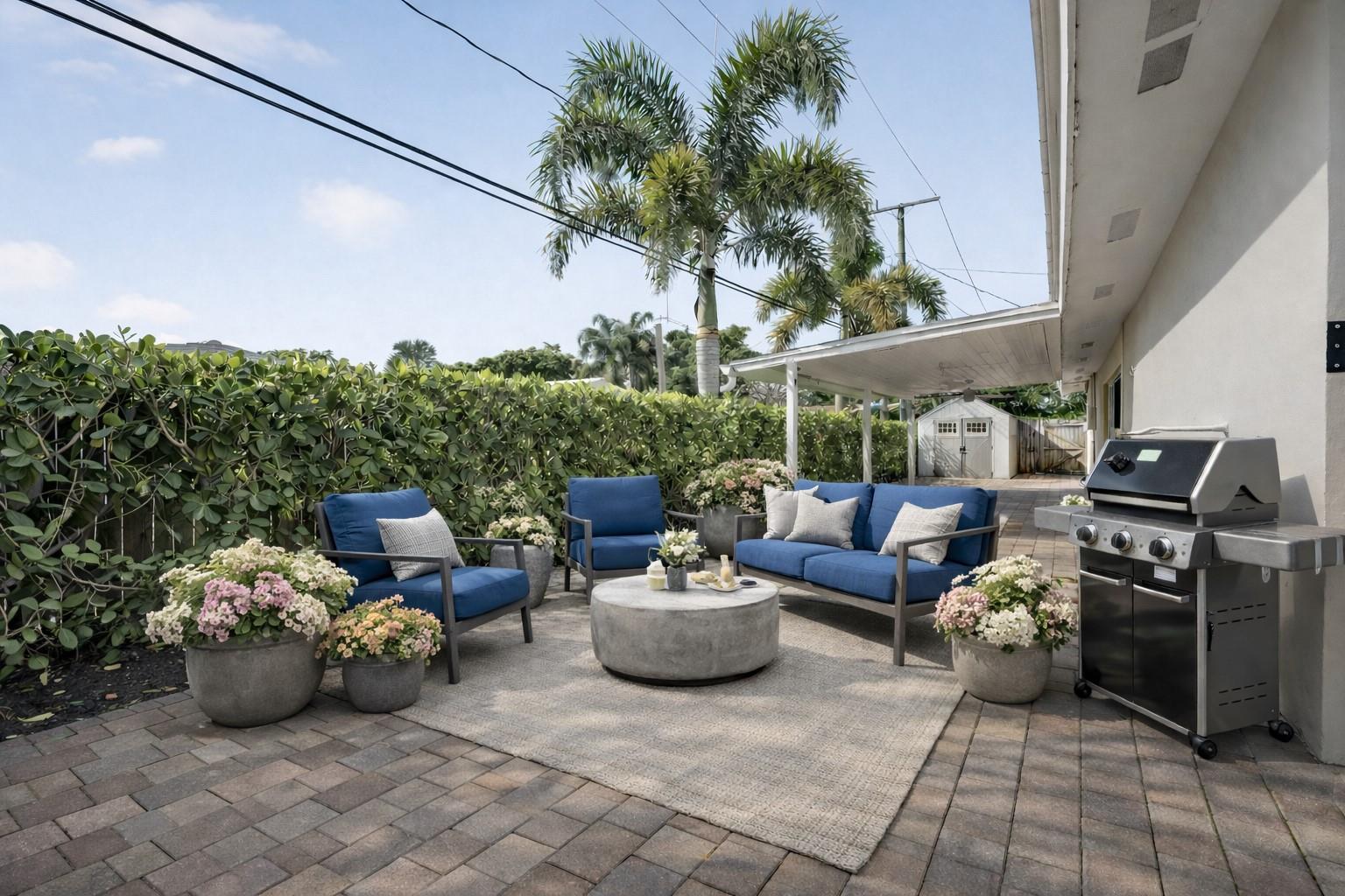 Unit 2. Private patio