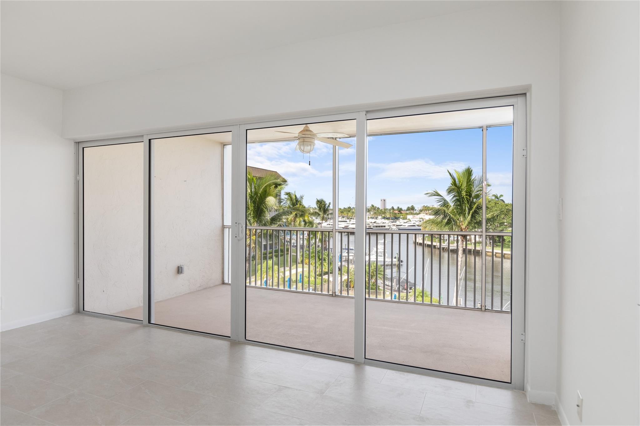 View from living area