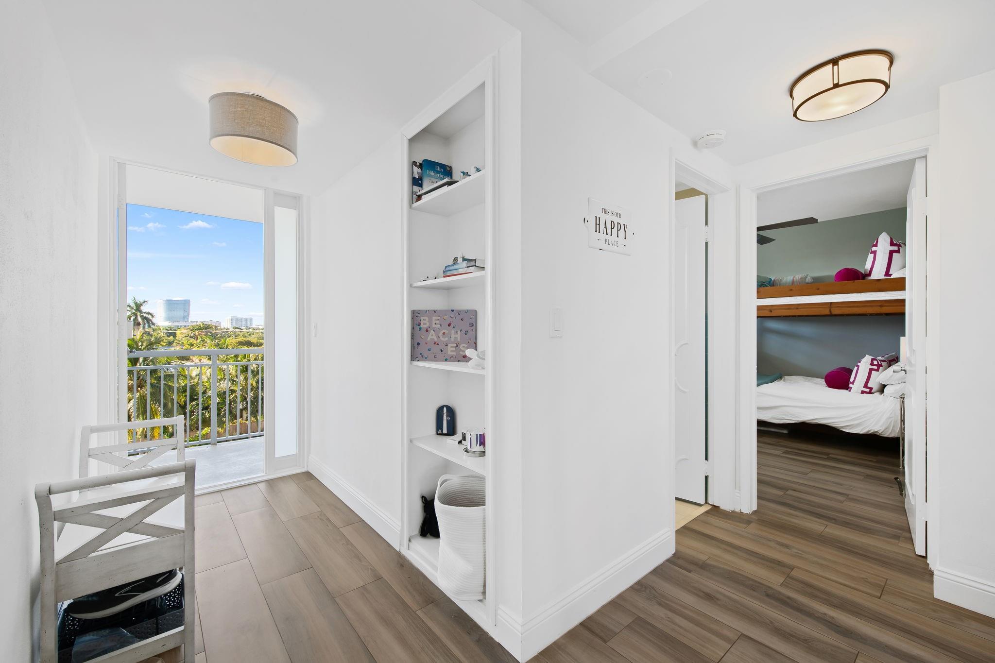 sunny entrance from catwalk