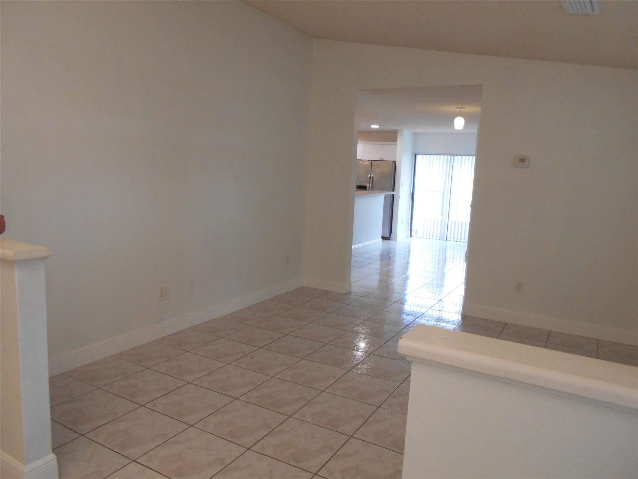 Living room is at the same level as the rest of the home - no sunken living room here!