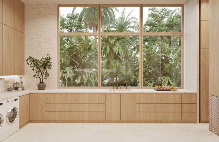 Chef Kitchen & 1st Floor Laundry room