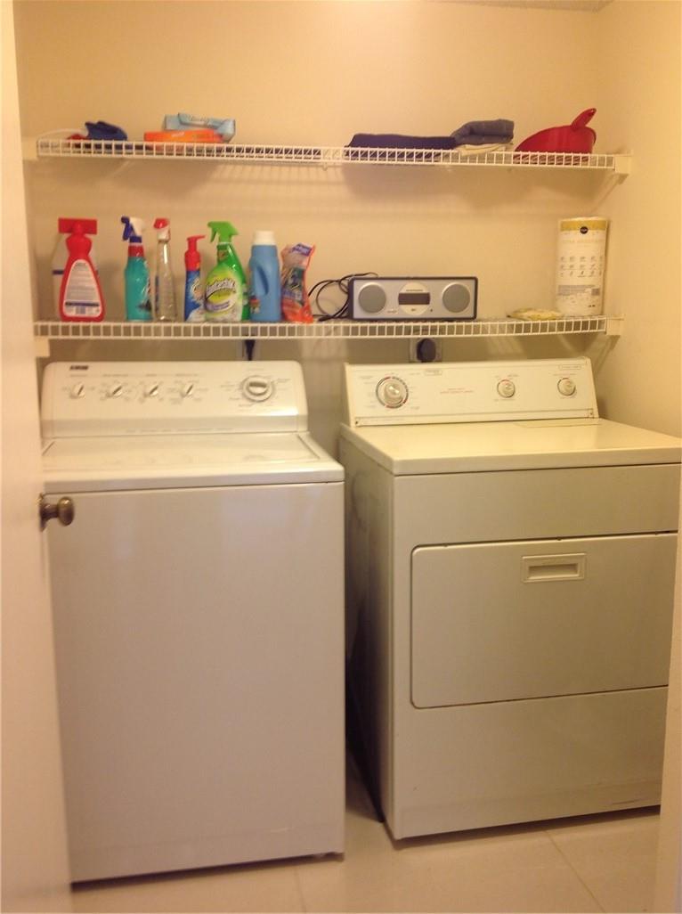 Laundry-Room with Washer and Dryer
