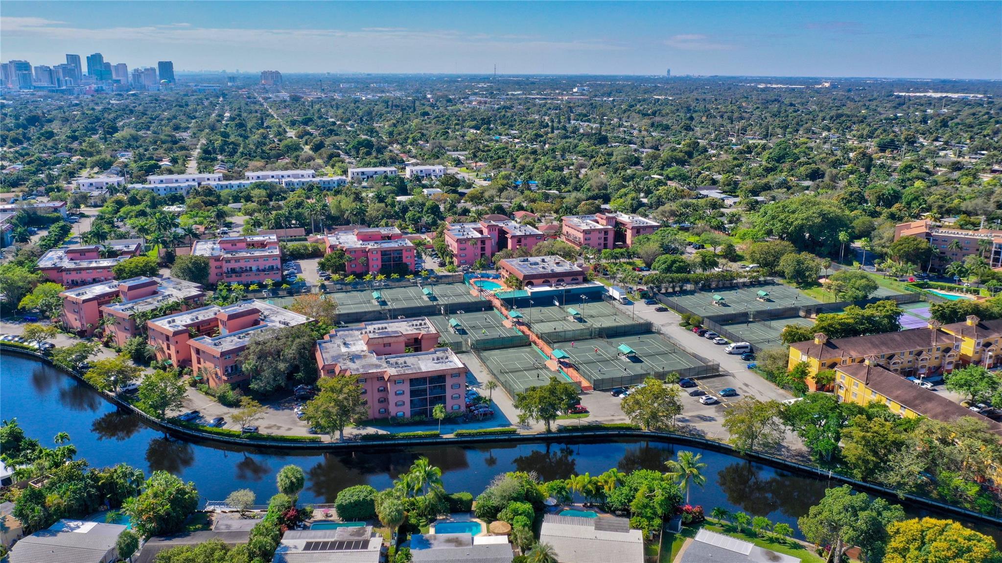View of entire Complex--from the north