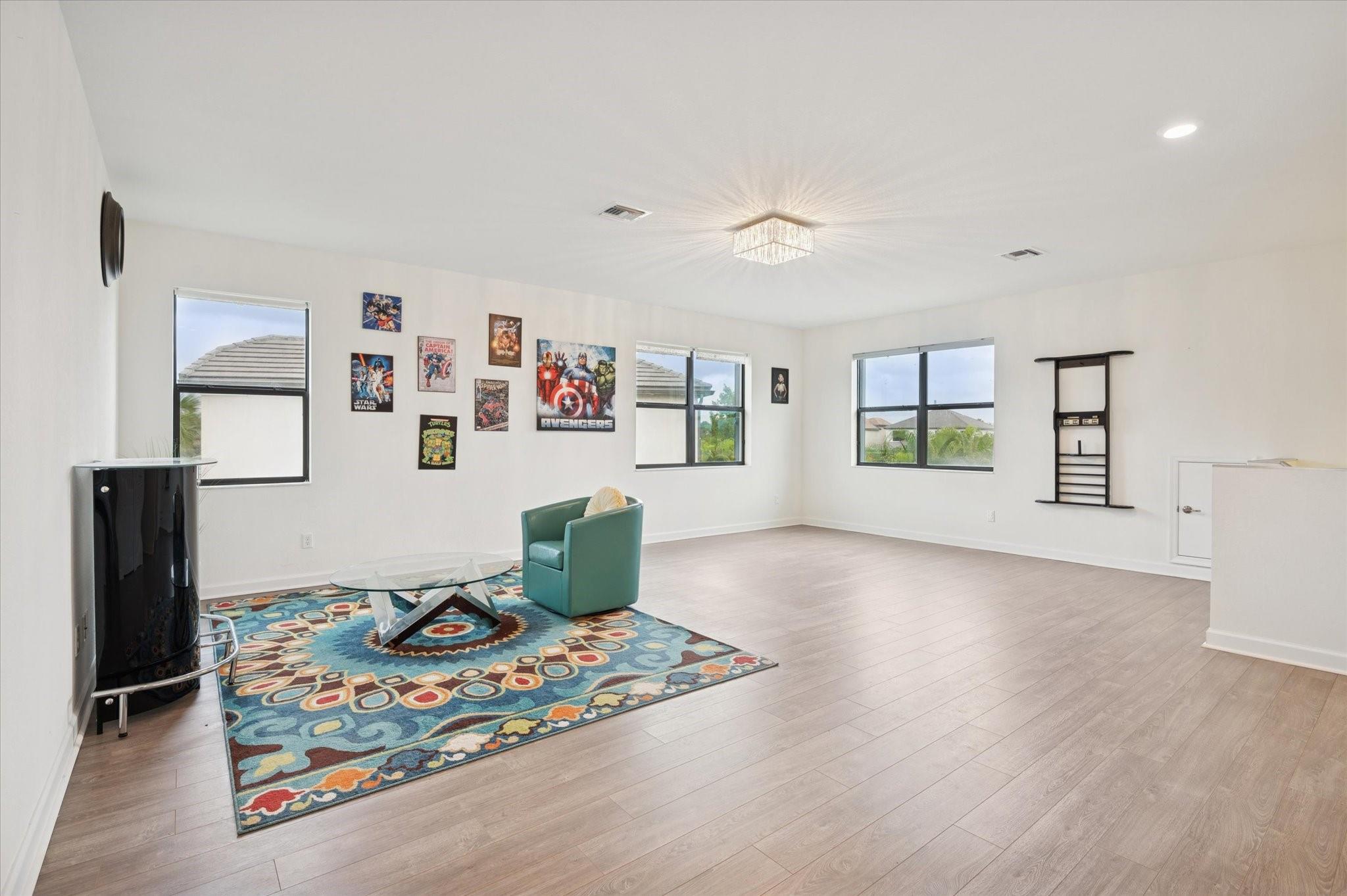 Game Room that is a Loft