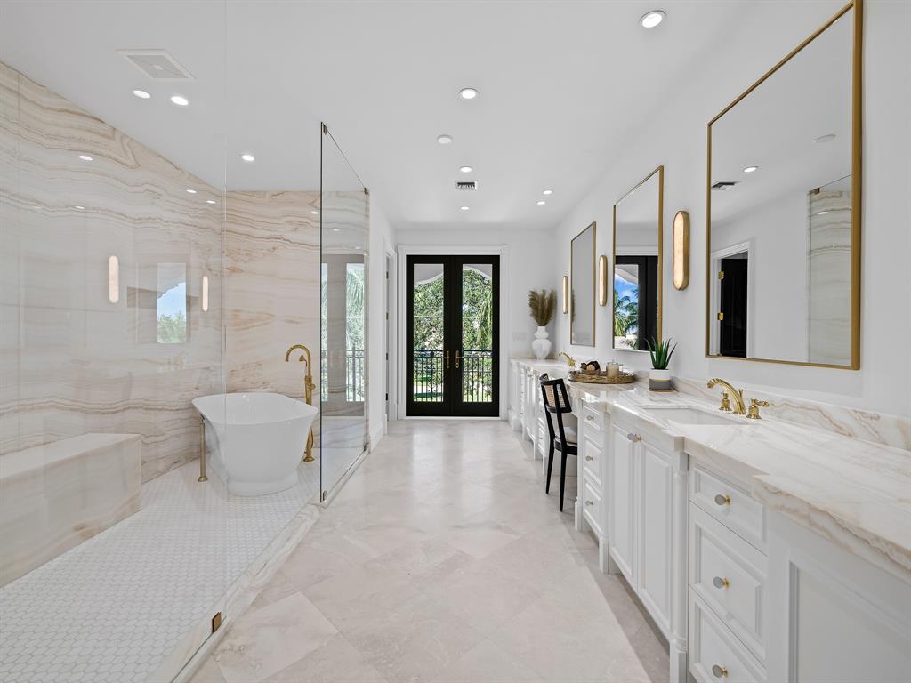 luxurious primary bath