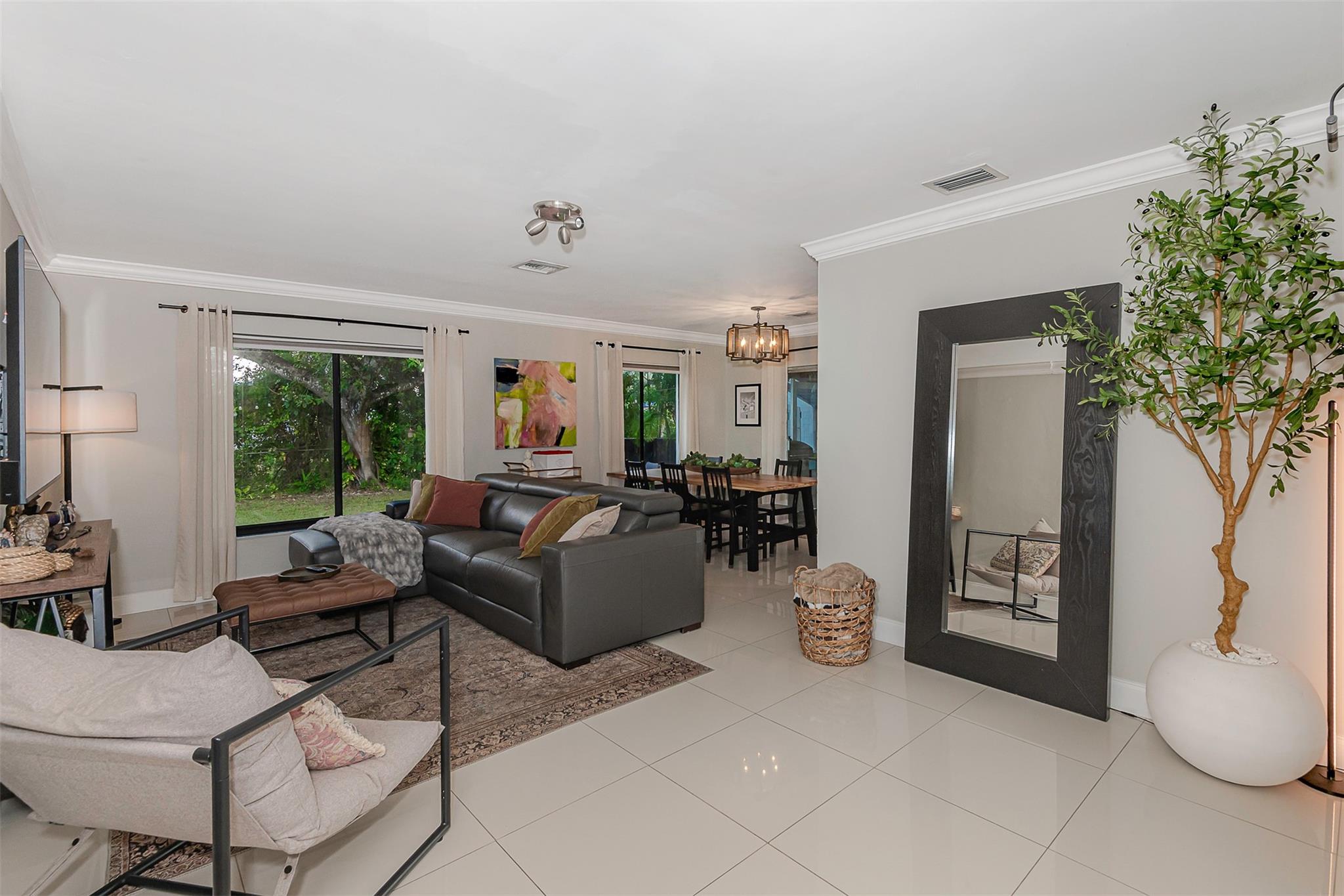 OPEN FLOOR PLAN LIVING ROOM AREA +