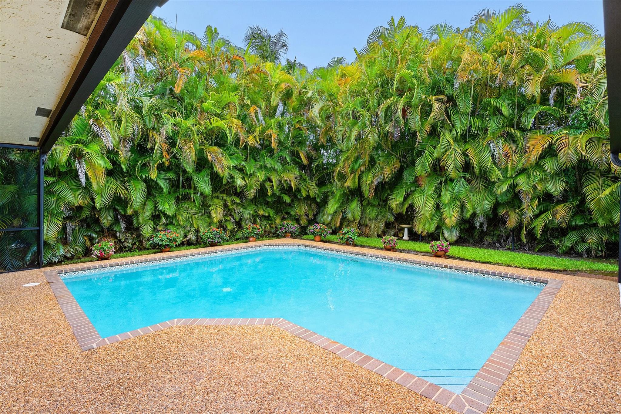 Enormous 600 sq ft pool and lanai enable family fun!