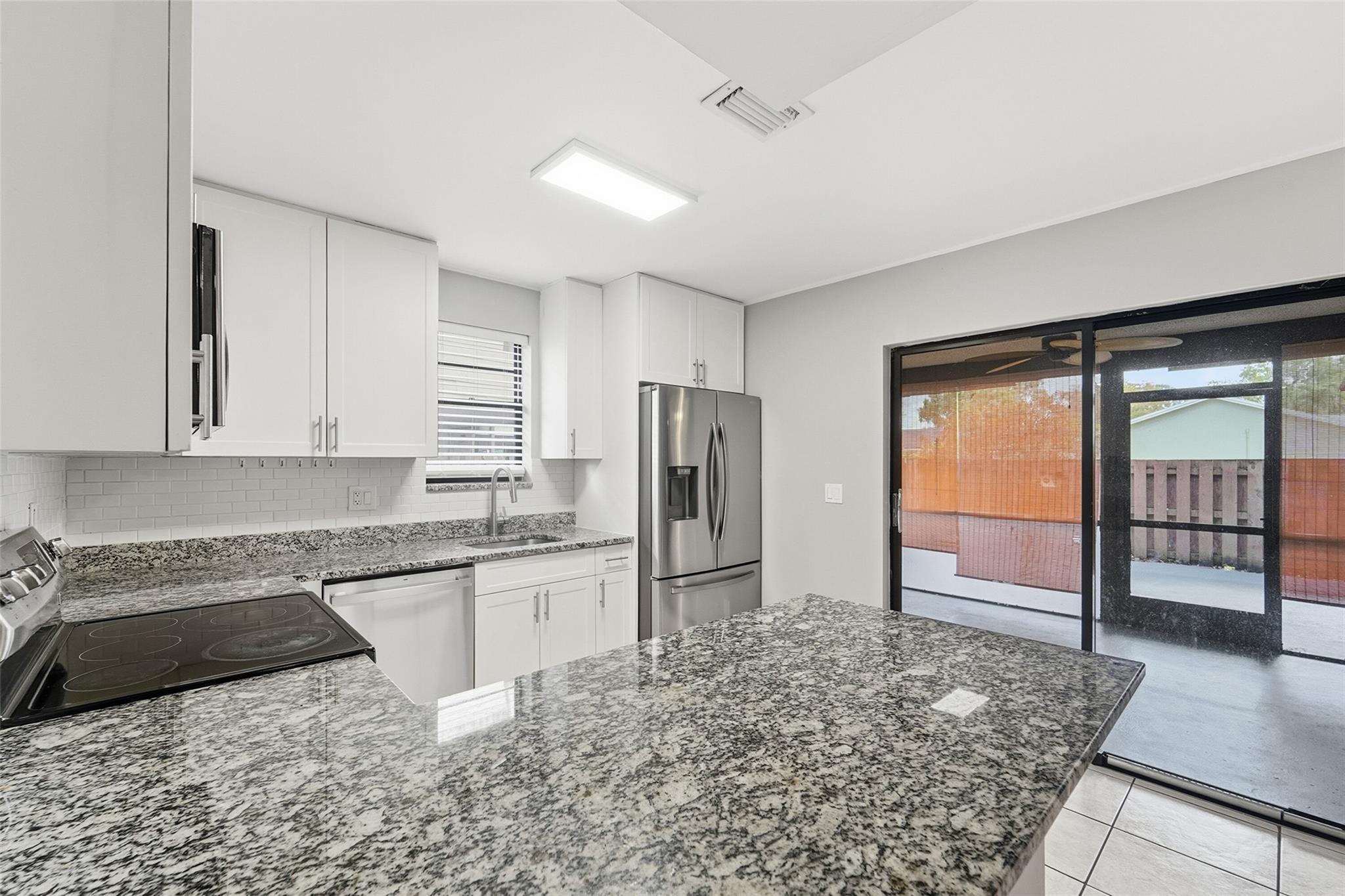 There is plenty of counter space