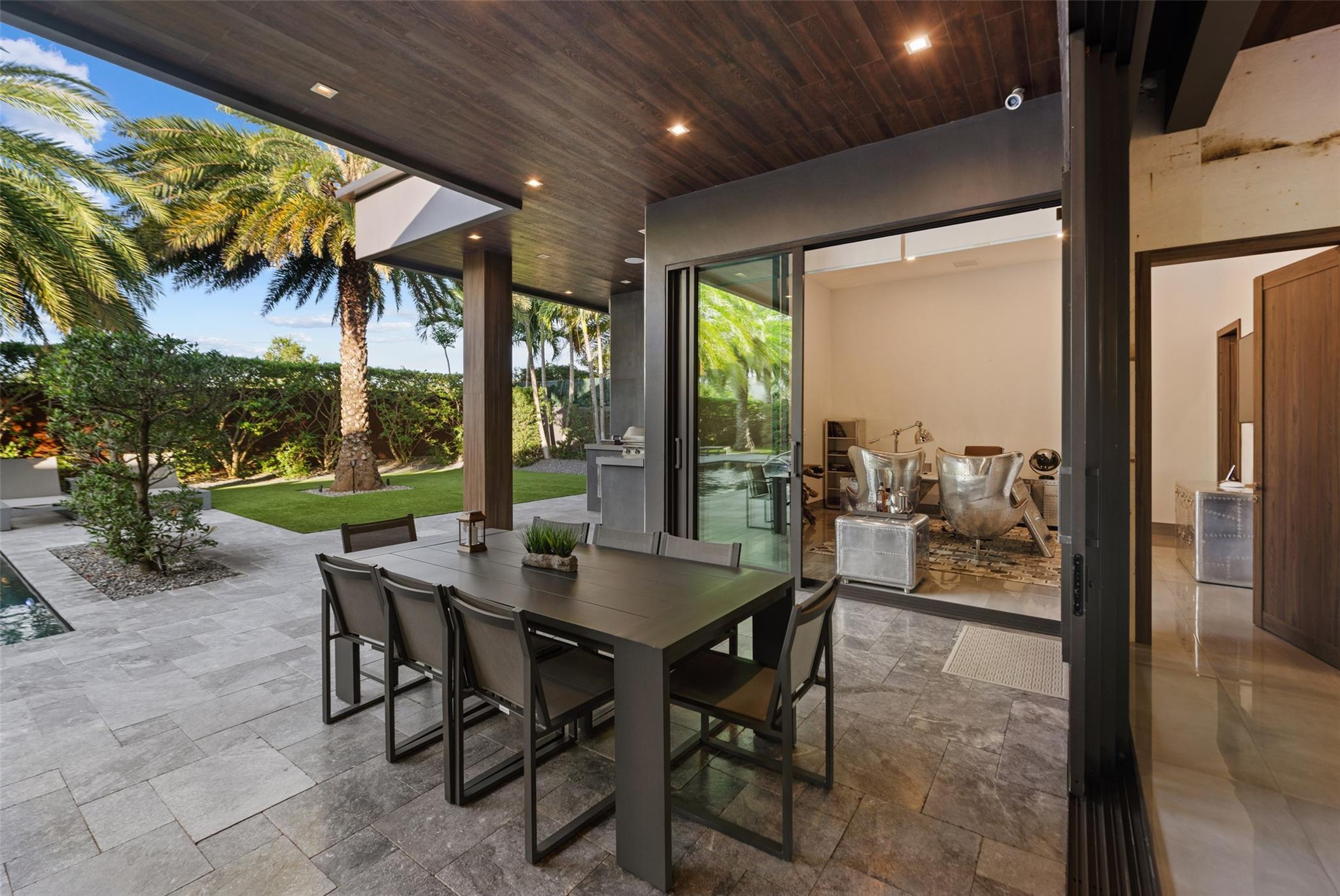 Generous Covered Space for Outdoor Living