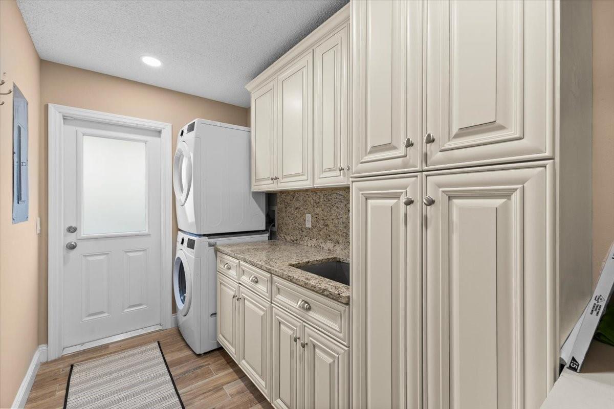 laundry and side entrance