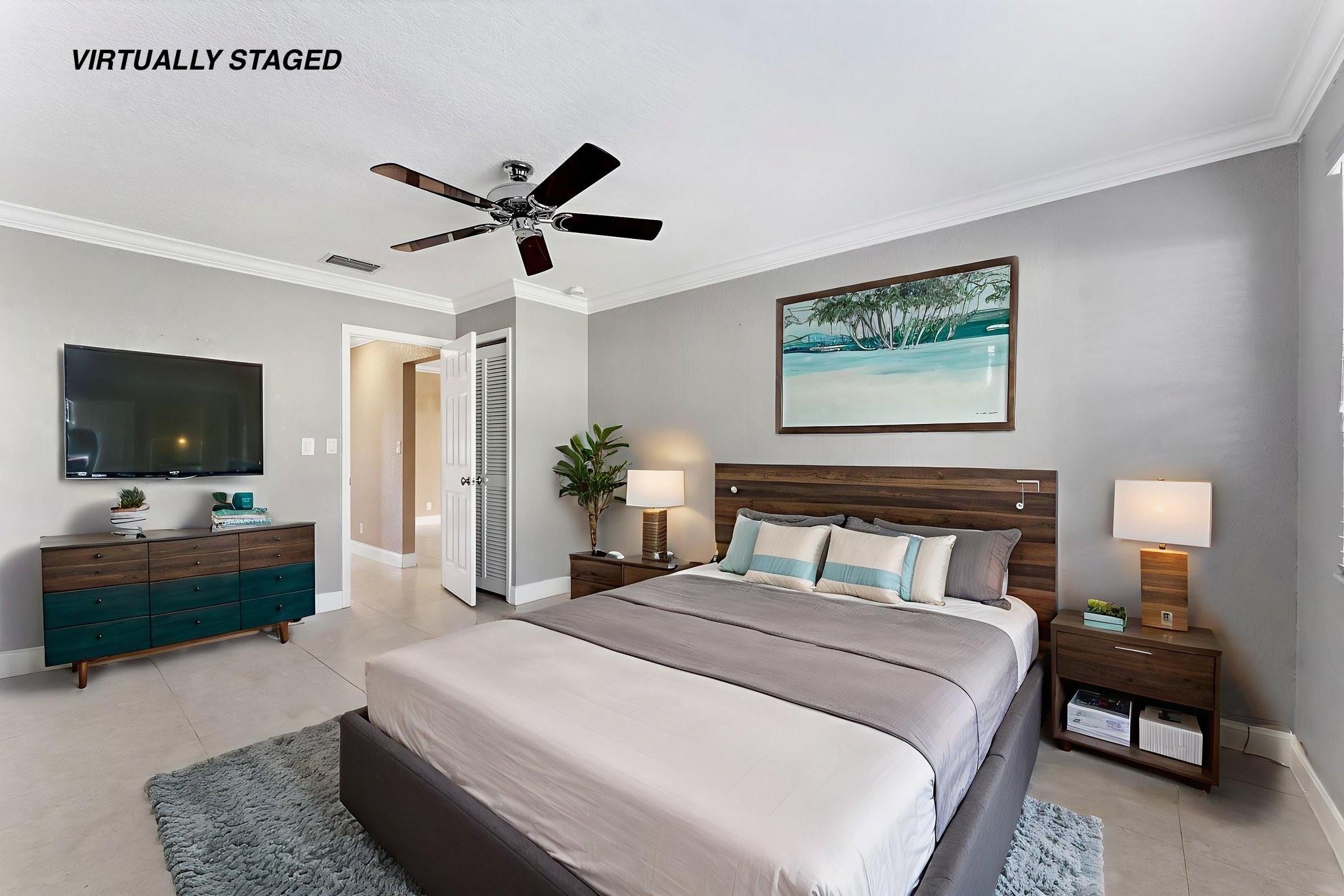 Virtually staged primary