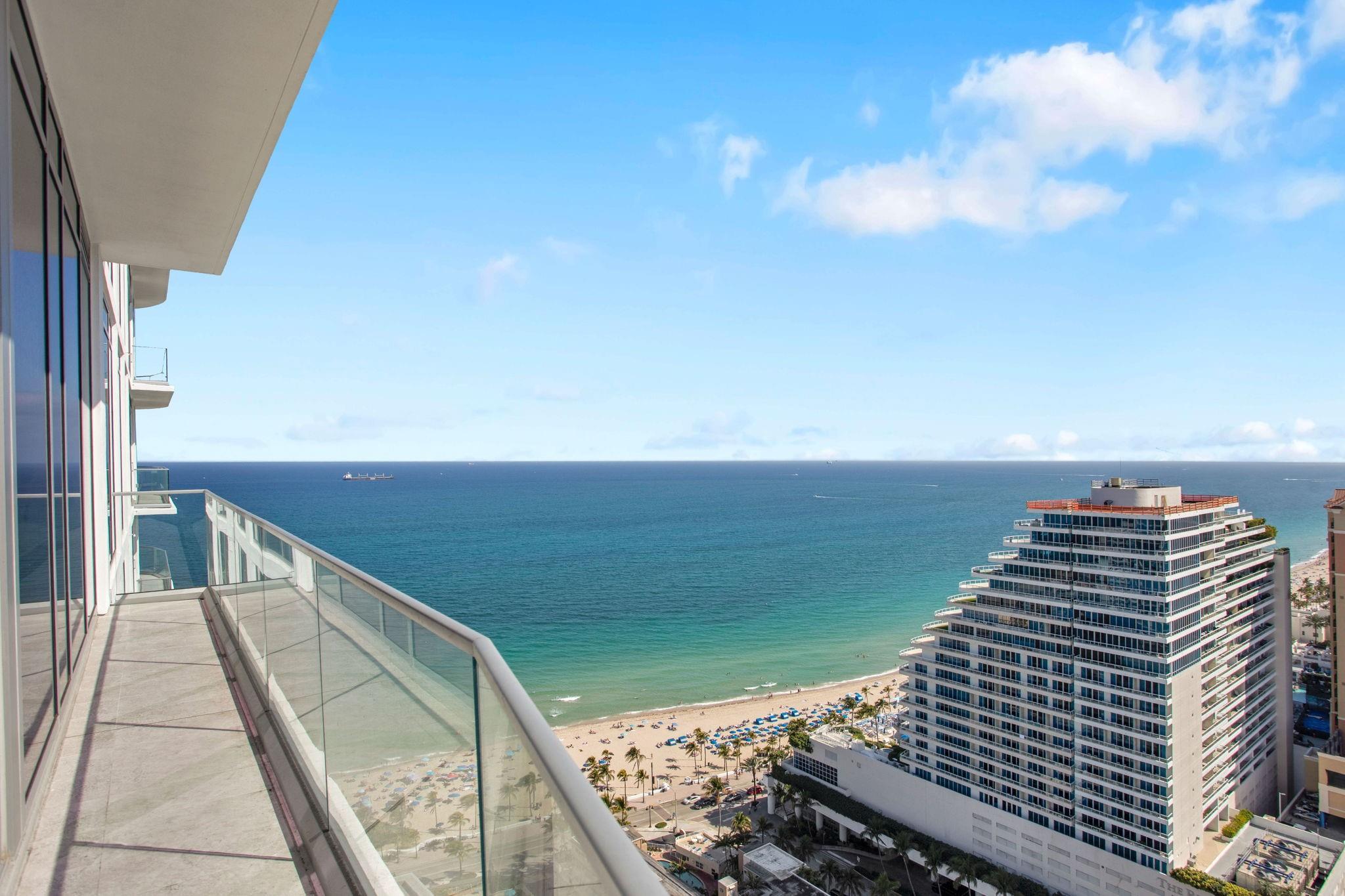 View from Side Balcony off Family Room