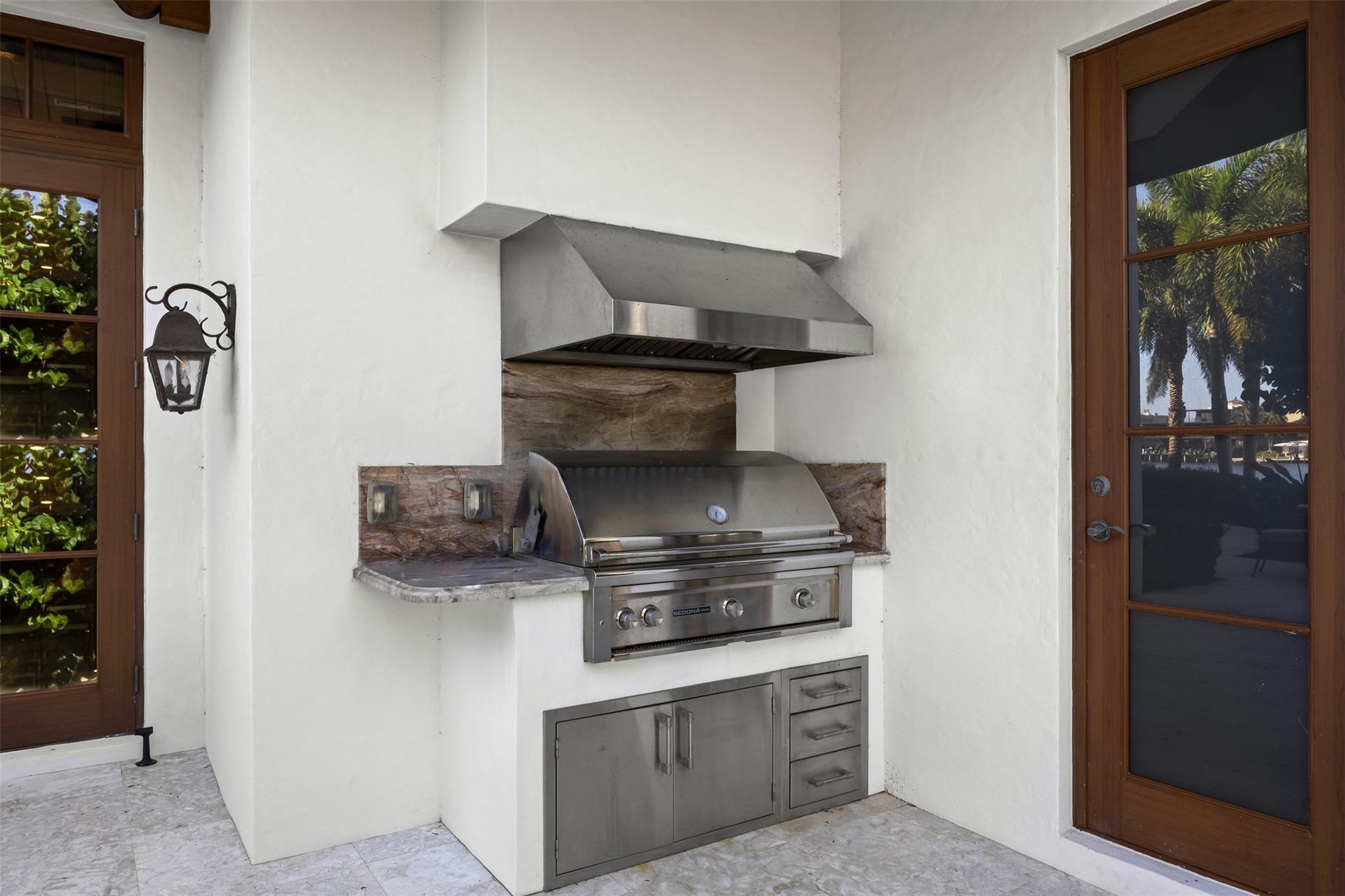 Second BBQ Area off kitchen in main house