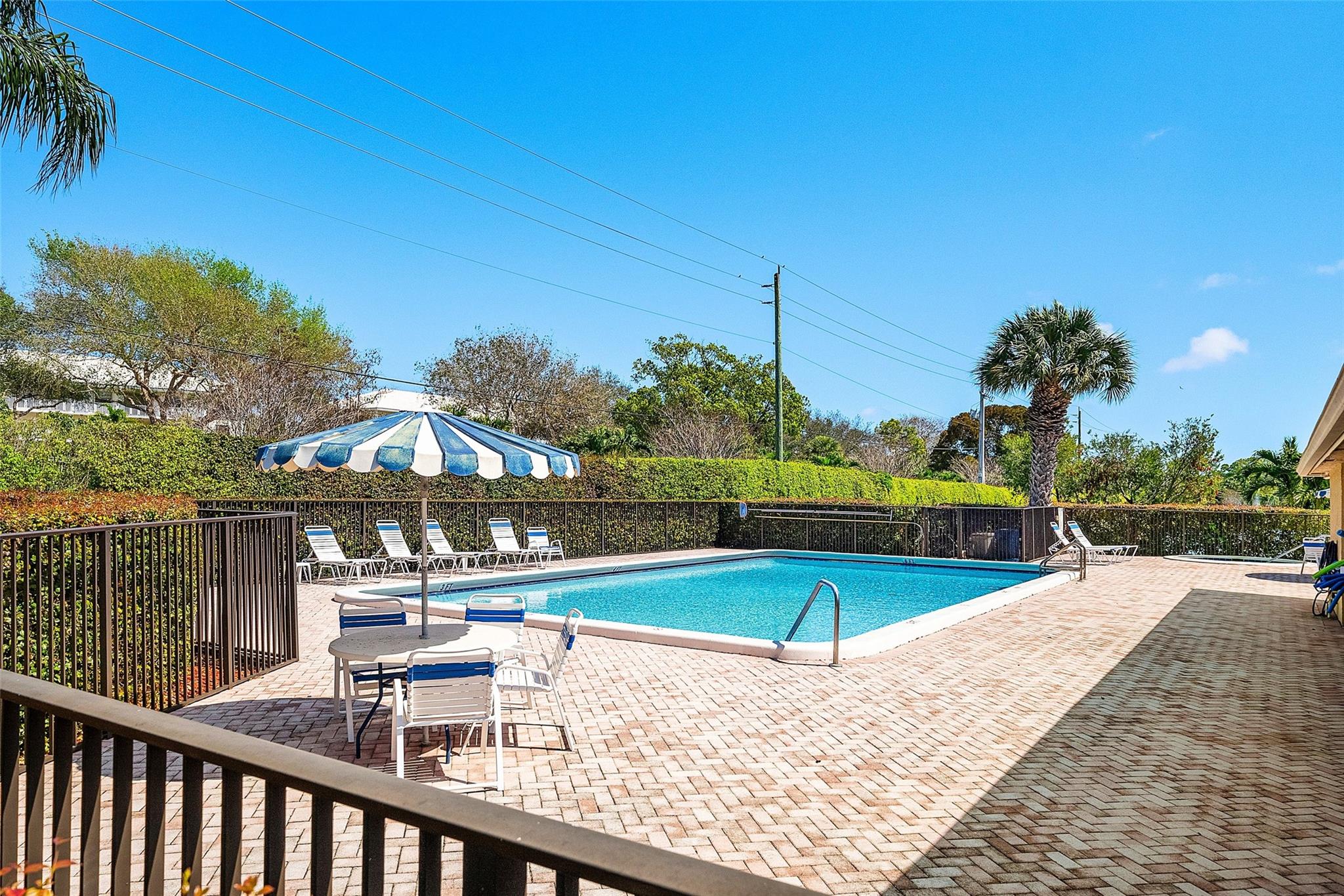 Community Pool heated and clubhouse and hut tub