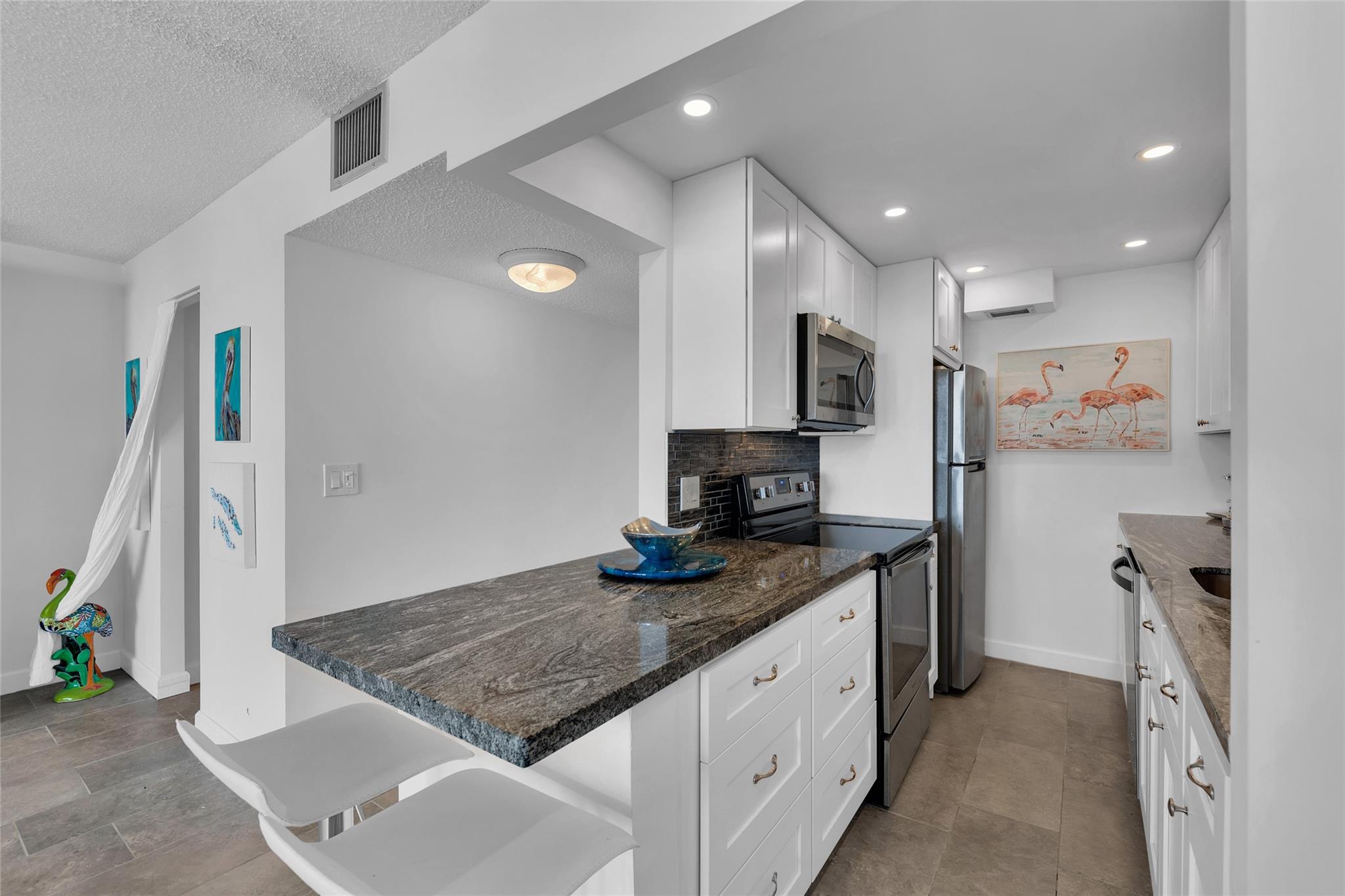 Open updated kitchen - ideal for entertining