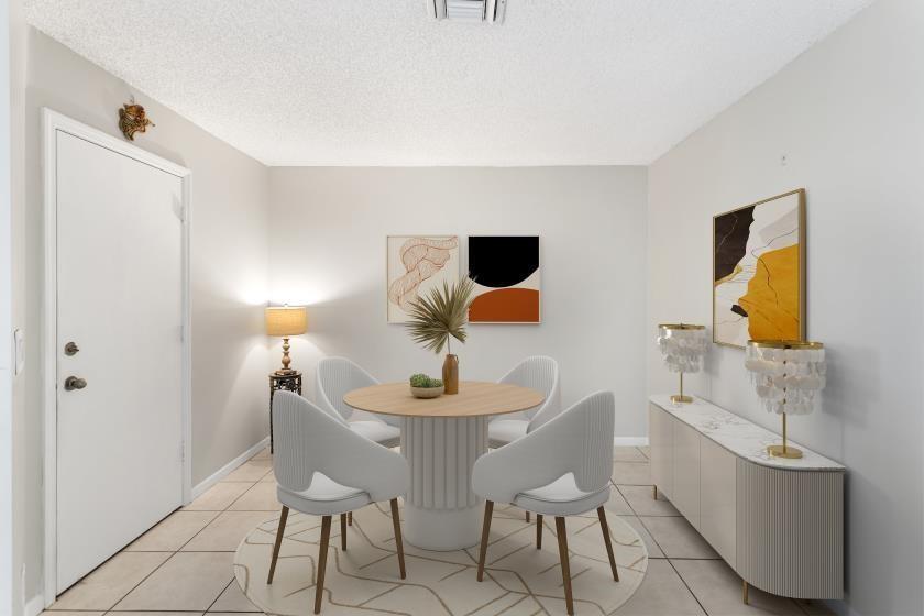 Dining area or tv room