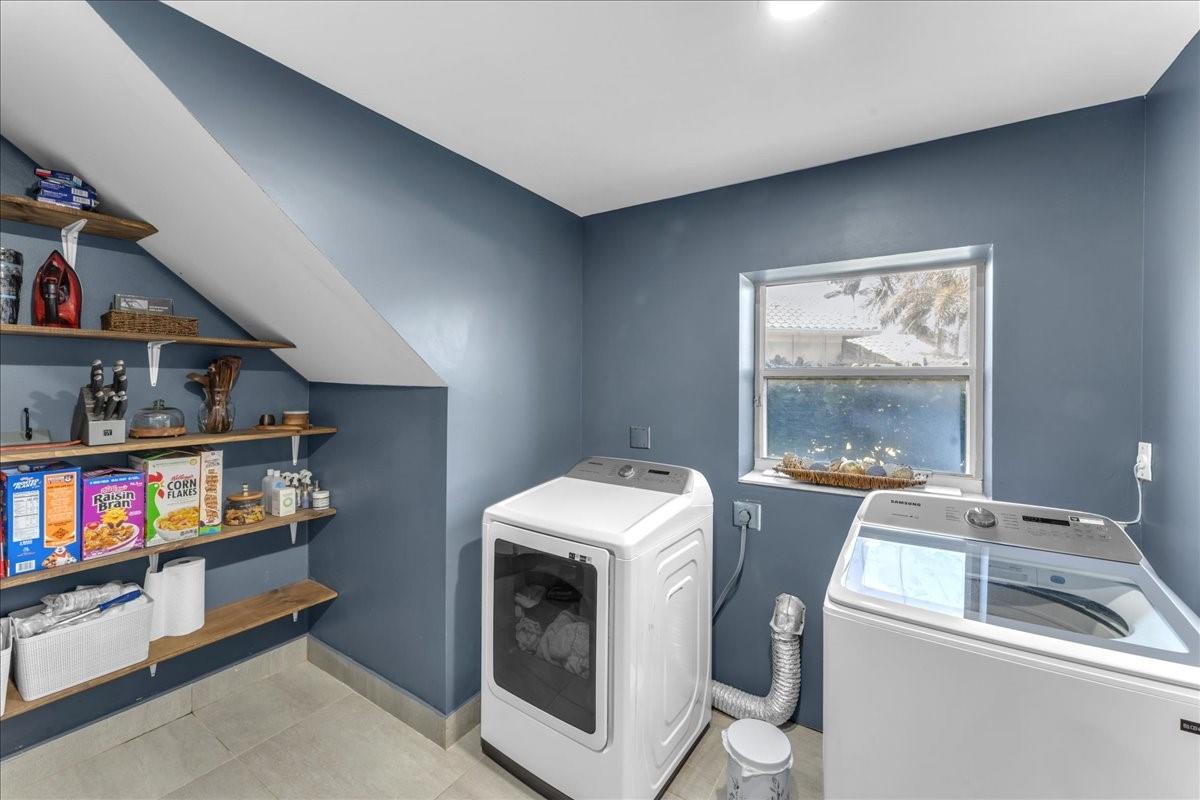 LAUNDRY ROOM & PANTRY