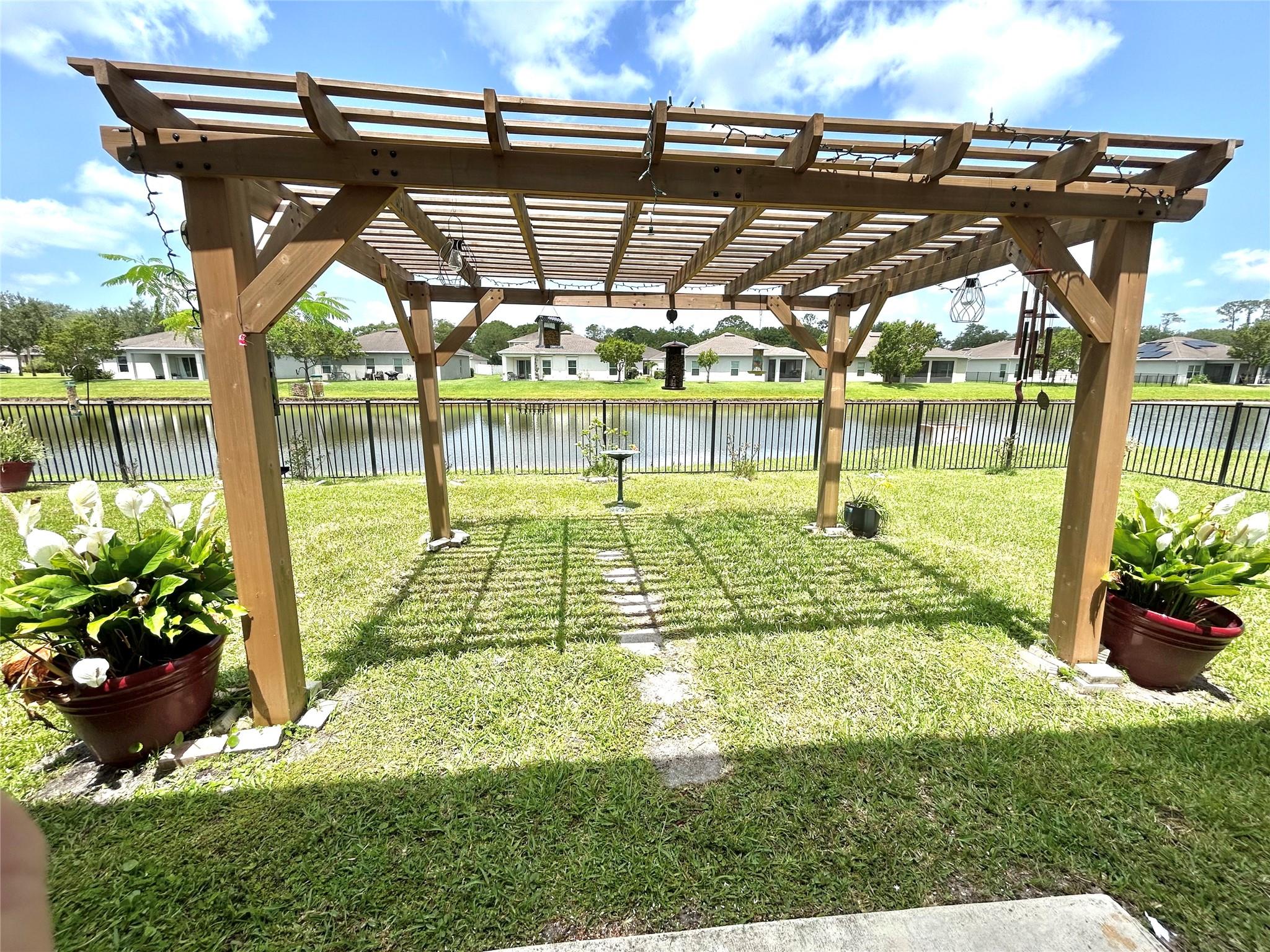 Pergola to remain