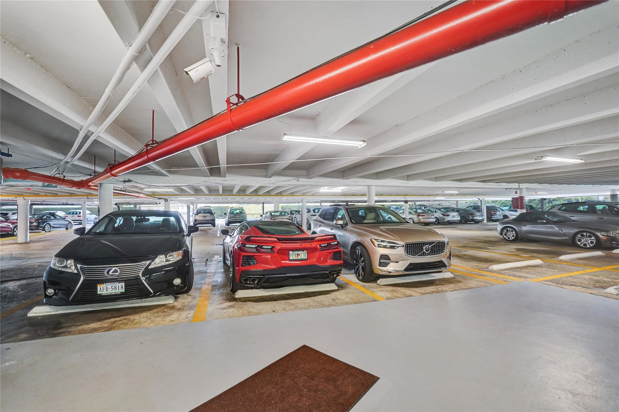 This beautiful unit also includes a covered parking spot with remote operated gated entrance and exit.