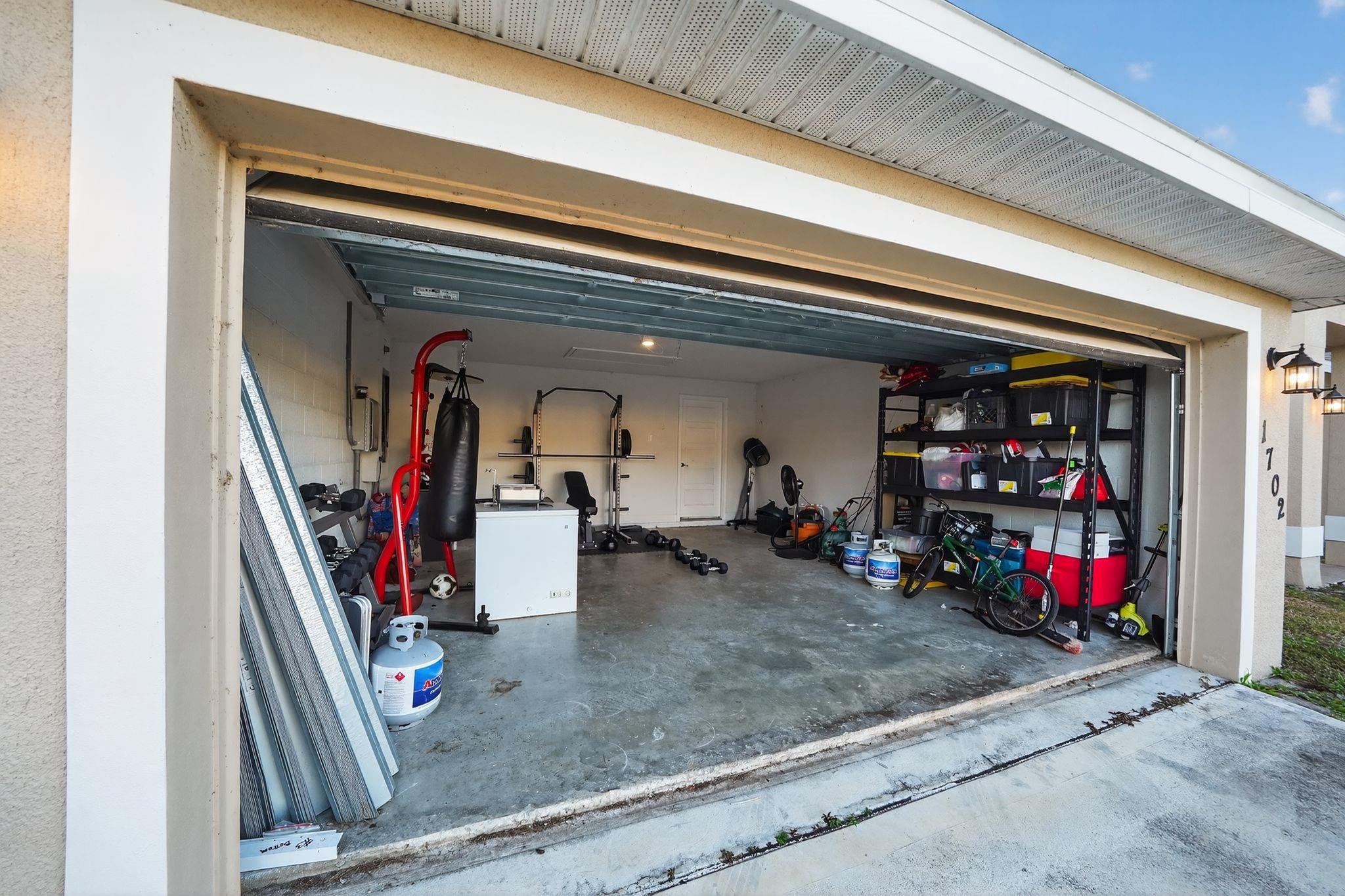Two-car garage