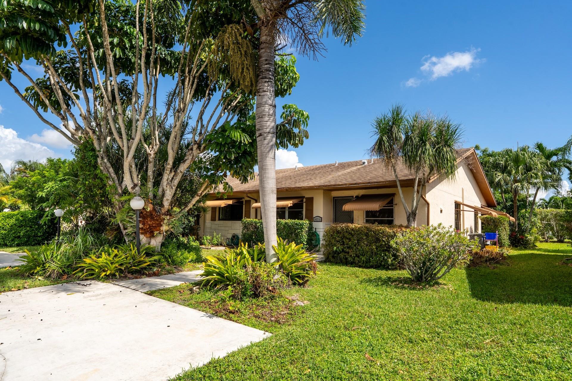 Photo for 14716 Lucy Drive, Delray Beach, FL 33484 - listing #FX-10529754 Welcome Home! Corner villa with extra windows and parking for at least 2 cars outside your front door.