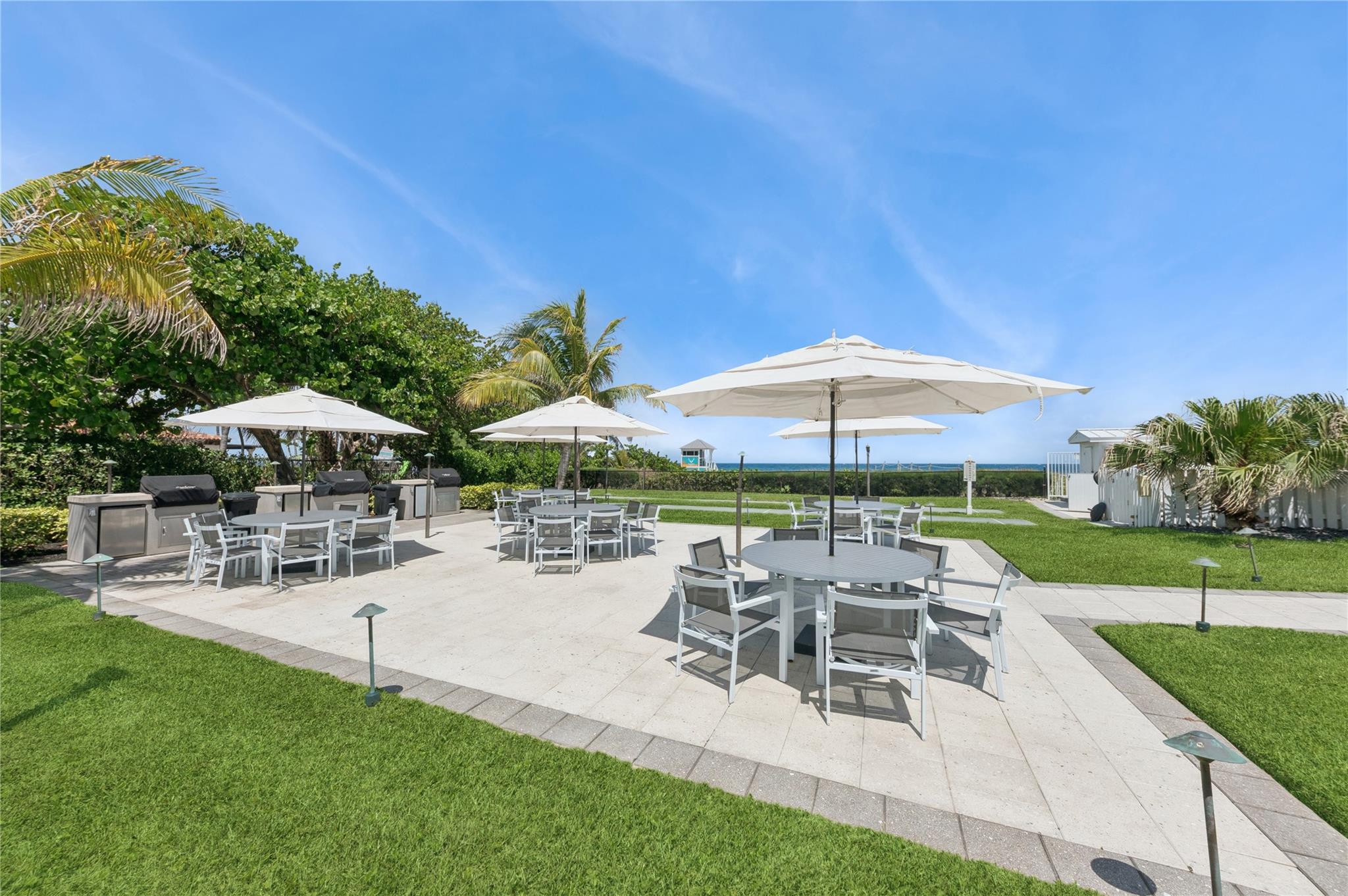 Barbecue dining area