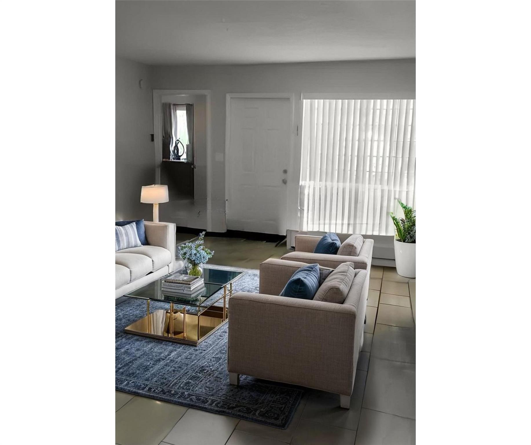 The furniture is AI-generated to help you visualize your home.