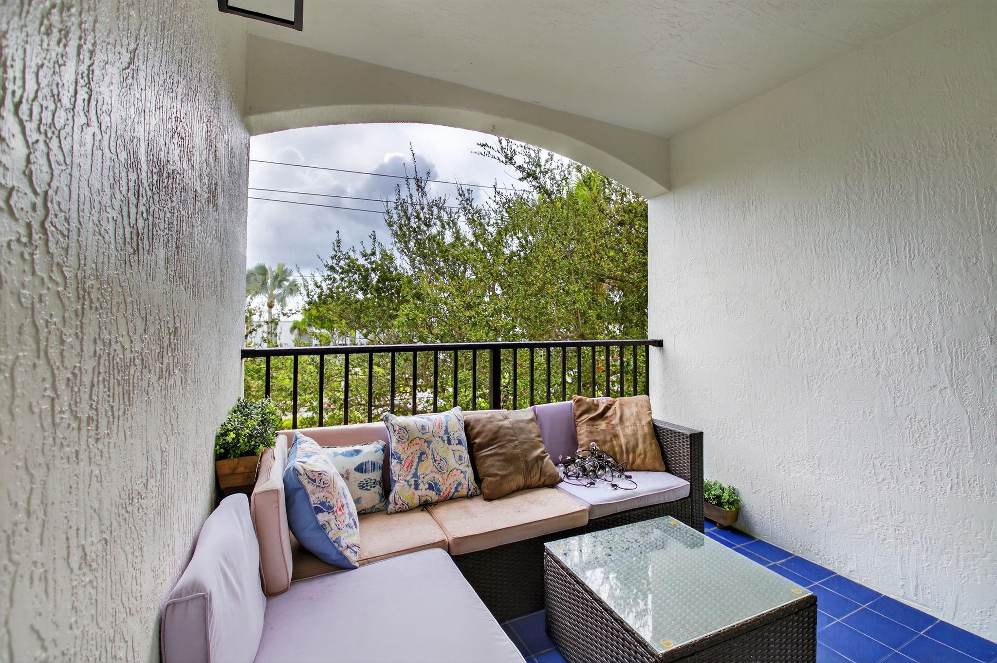 Balcony with High Impact Sliders