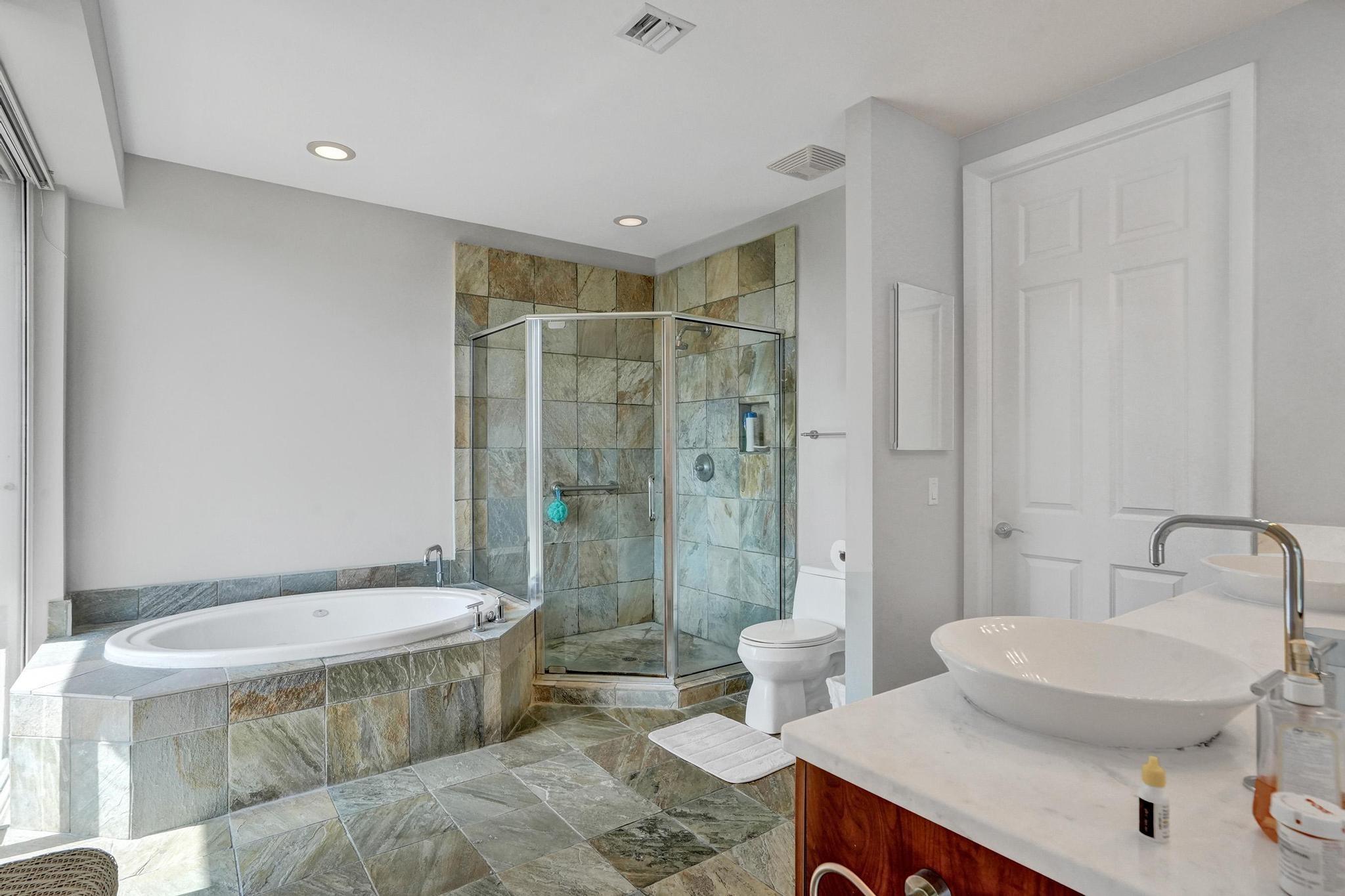 Primary bathroom with Jacuzzi