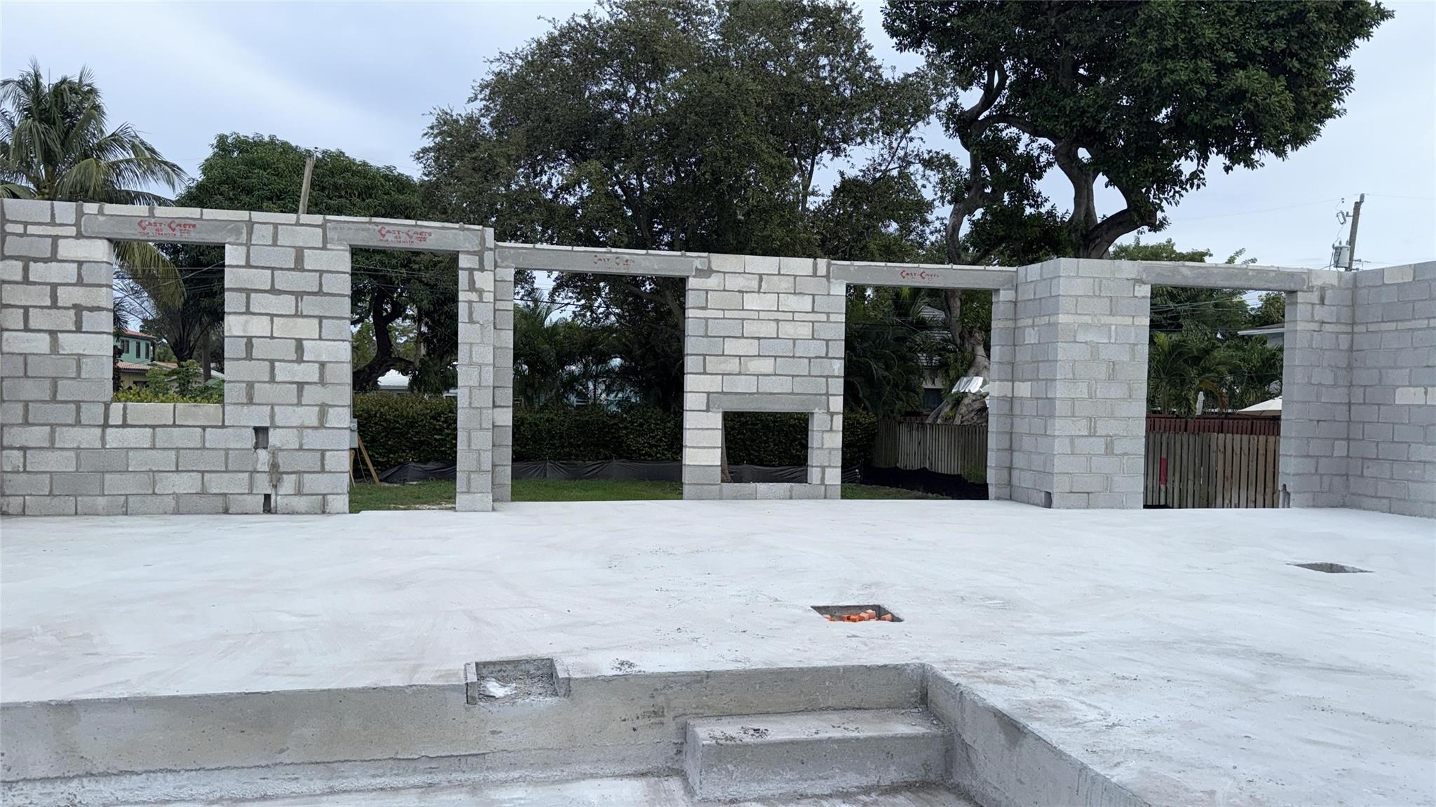 Construction progress photo