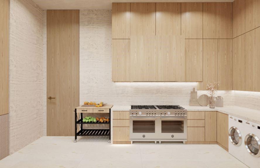 Chef Kitchen & 1st Floor Laundry room