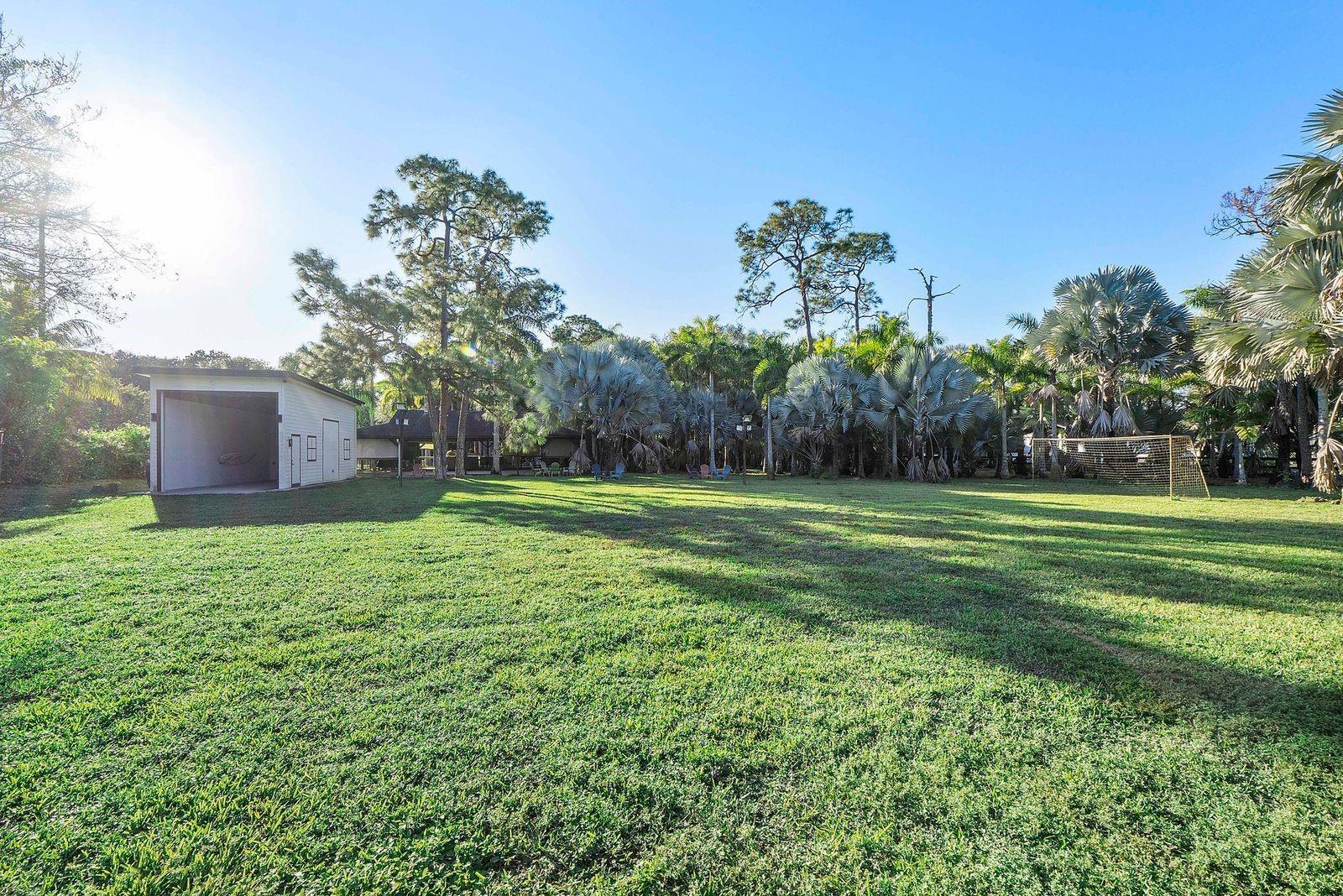 Can you see how much space there is to run and play or have any animals that you like as the entire property is all fenced in and you are allowed to have a few animals,