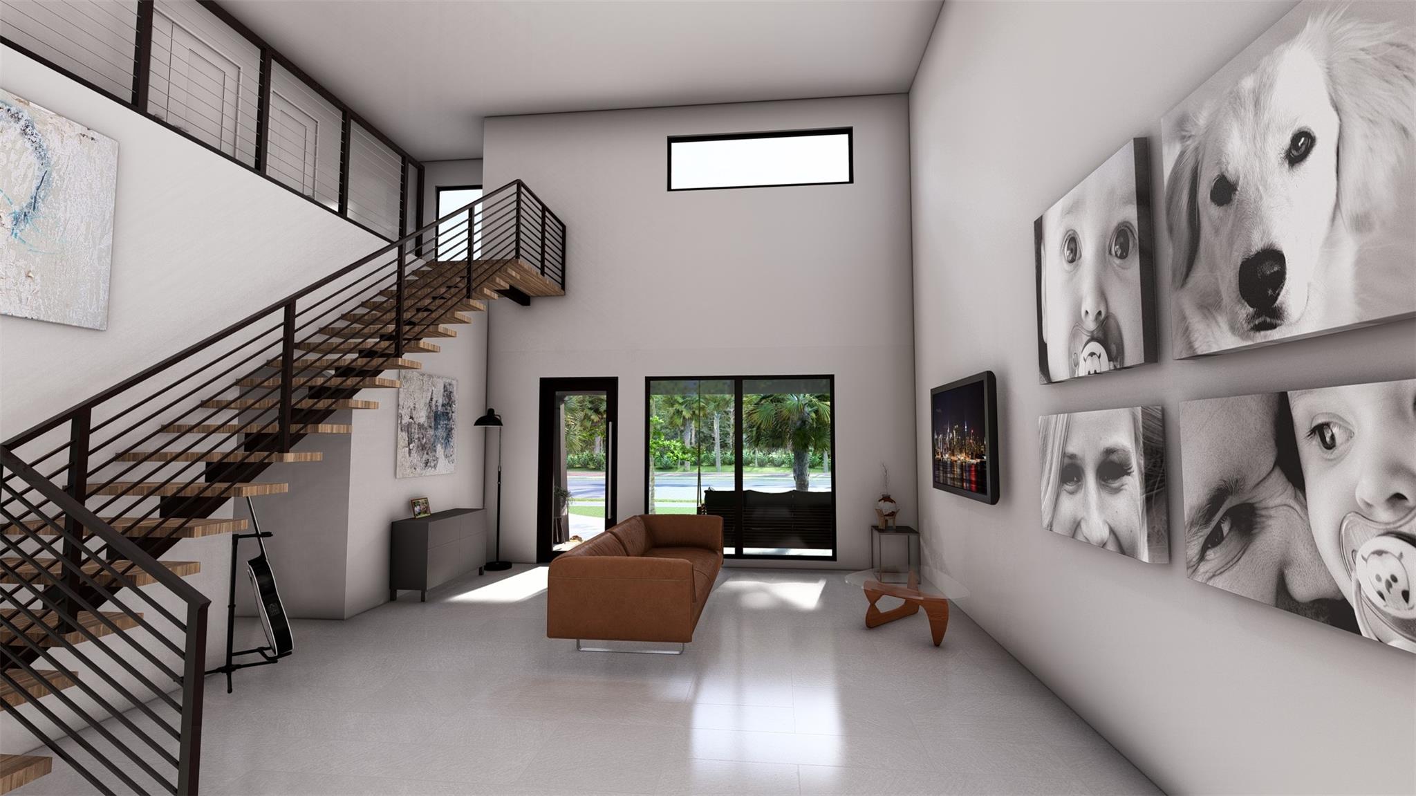 Renderings may include digital enhancements and/or virtual staging for illustrative purposes