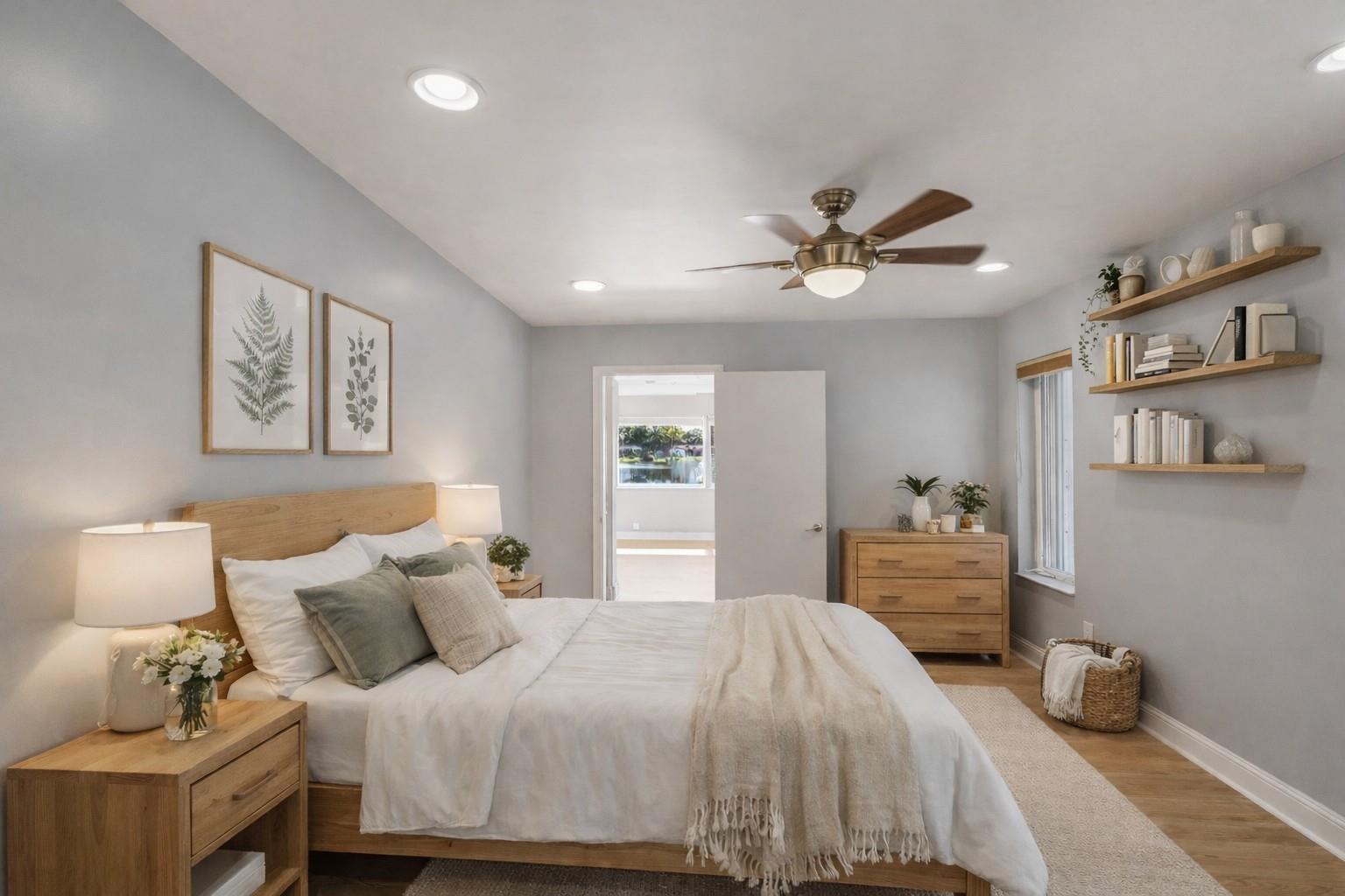 Virtually staged in-law suite