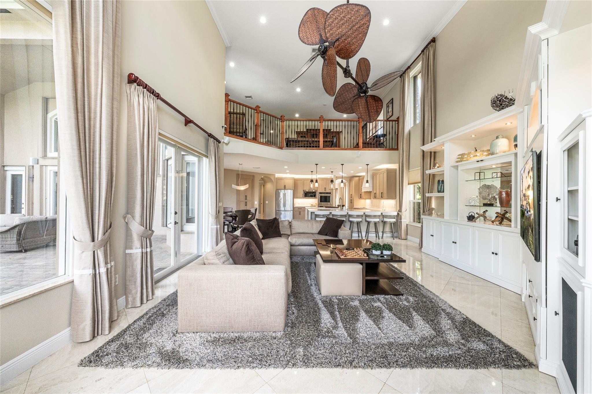 Family Room w/ Loft Above
