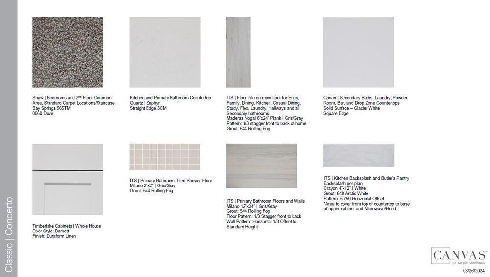 13313 SW Mazzano Street - design selections! Home is under construction and selections are subject to change.