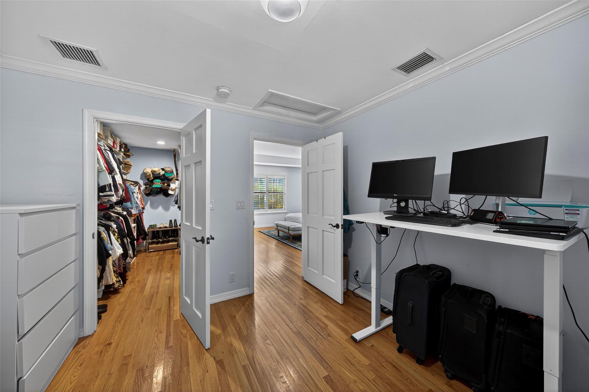 Large master closet area