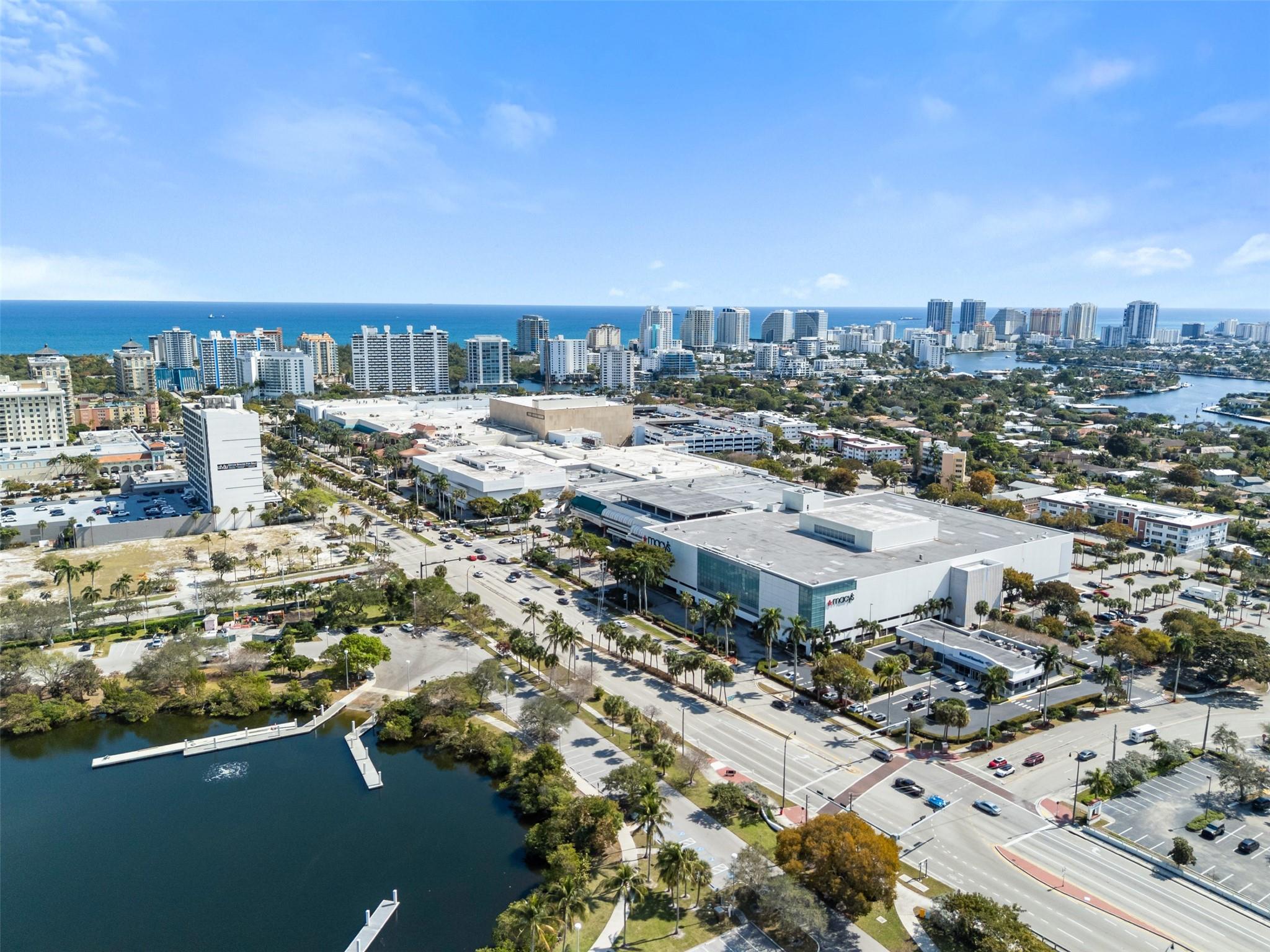 Gallery Mall across the street