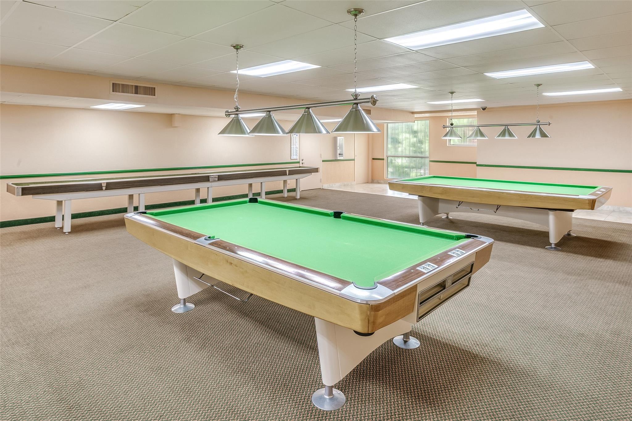 Billiard room