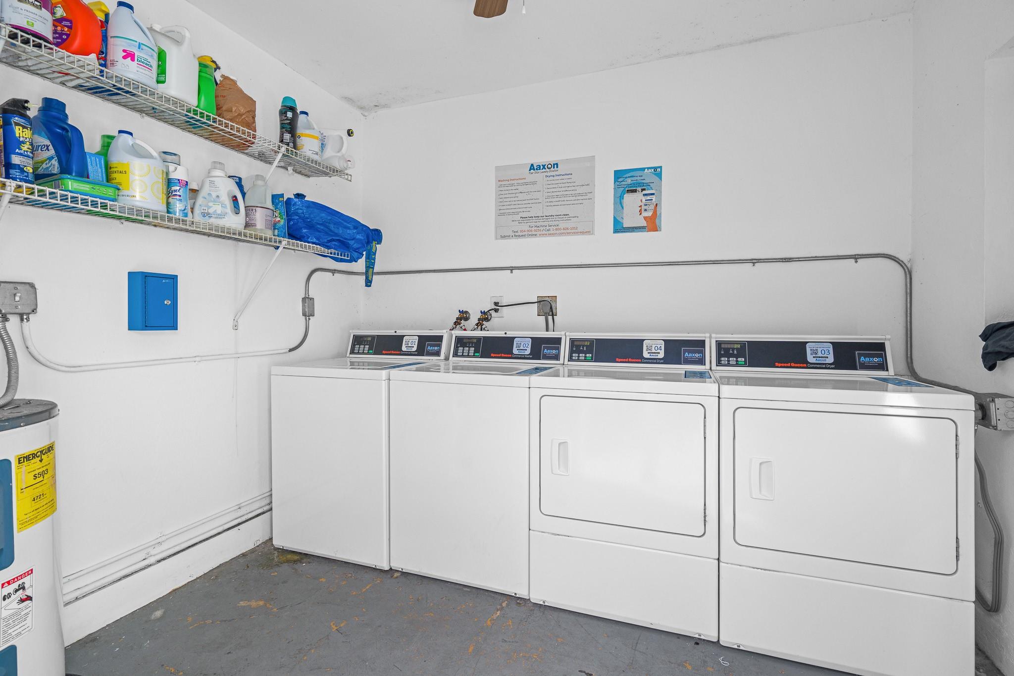 App-based laundry room