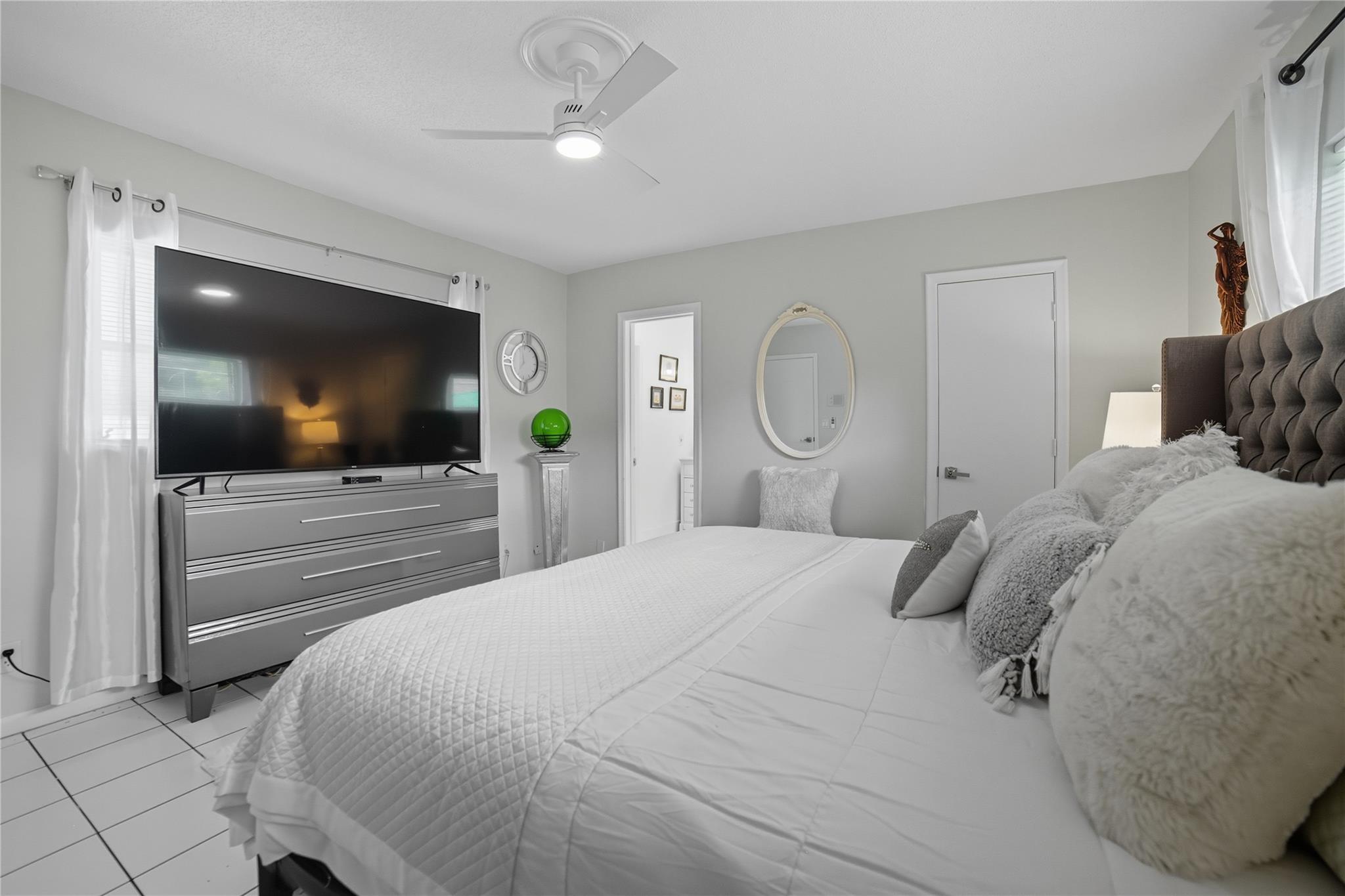 Primary Bedroom with walk in closet and ensuite bathroom