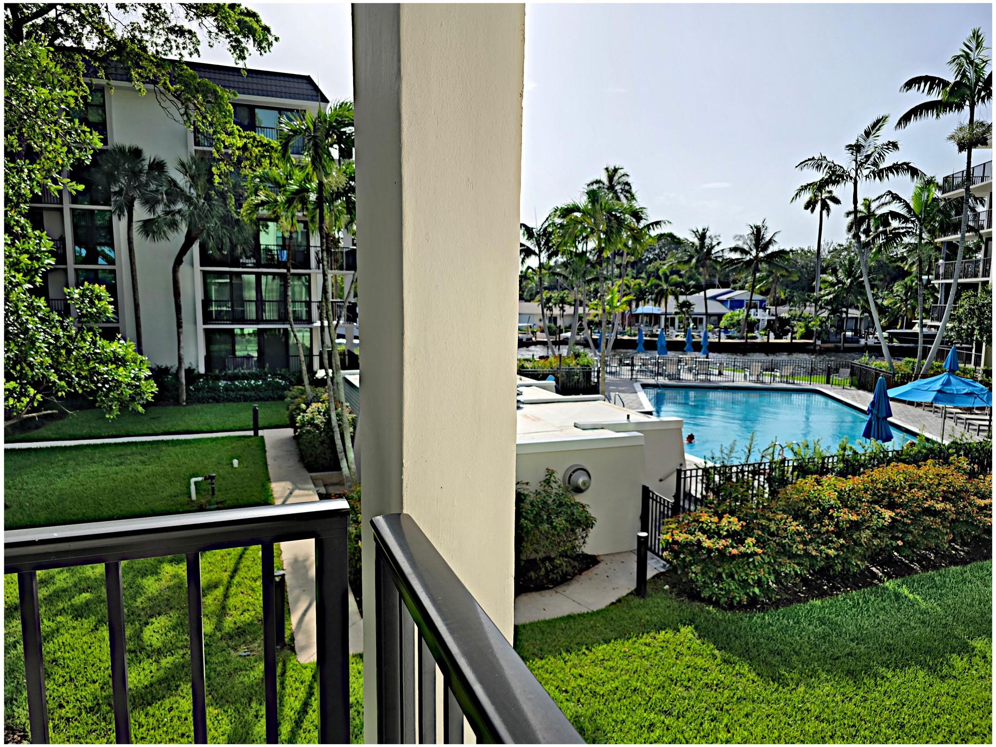 Photo for 1301 River Reach Drive, 217, Fort Lauderdale, FL 33315 - Listing #FX-10507990 View from the balcony. Looking west - slightly west