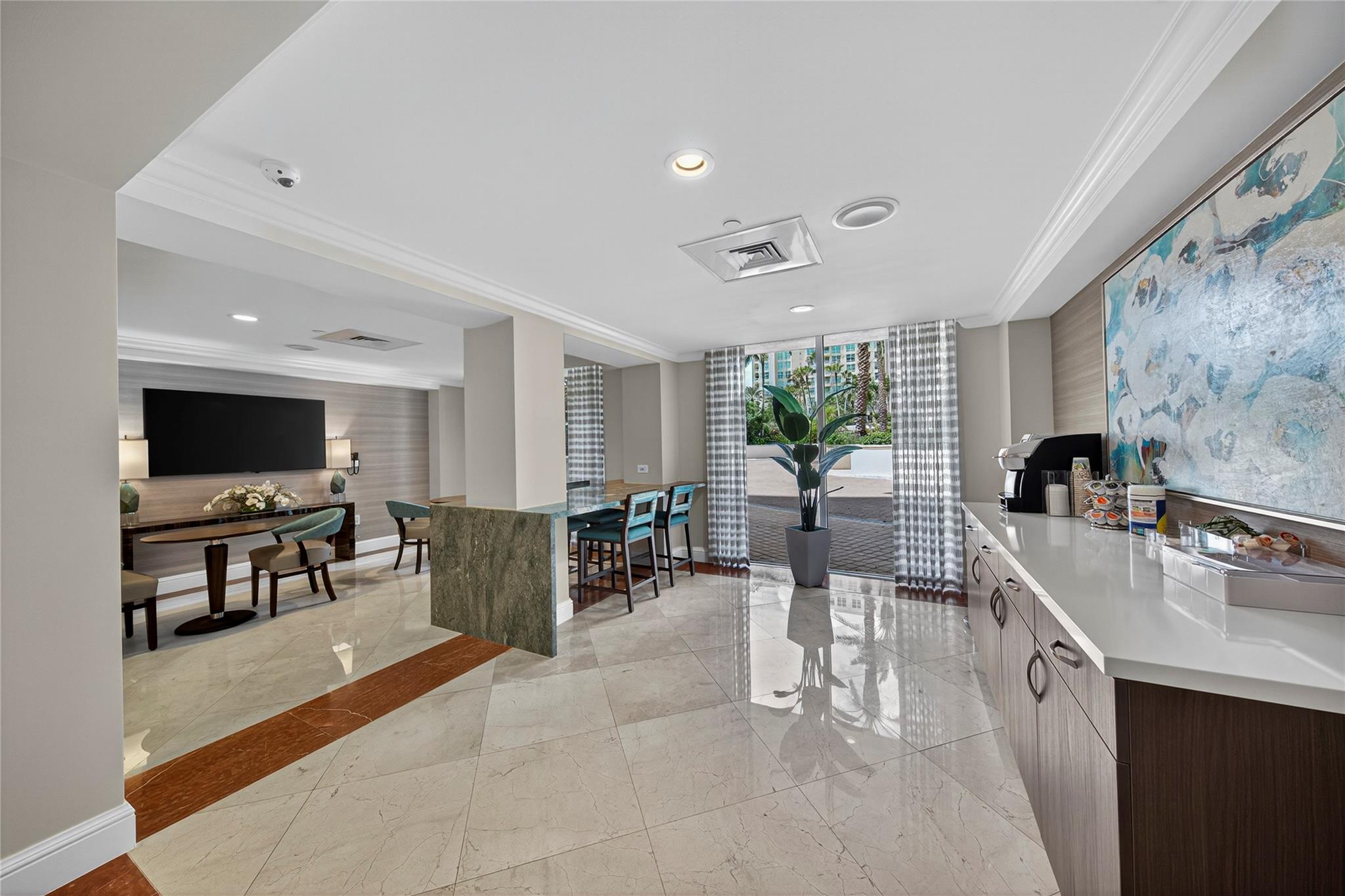 Grab a coffee and relax in the sitting room