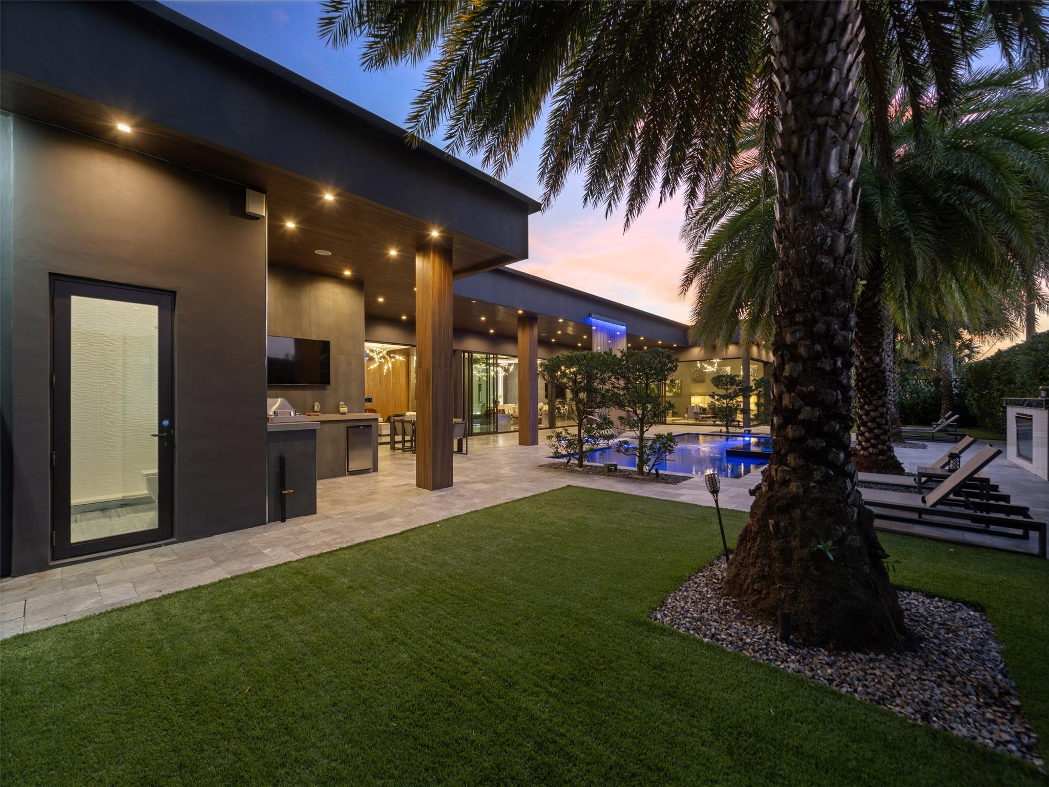 Exotic Lighting, Water Features, Walls of Glass